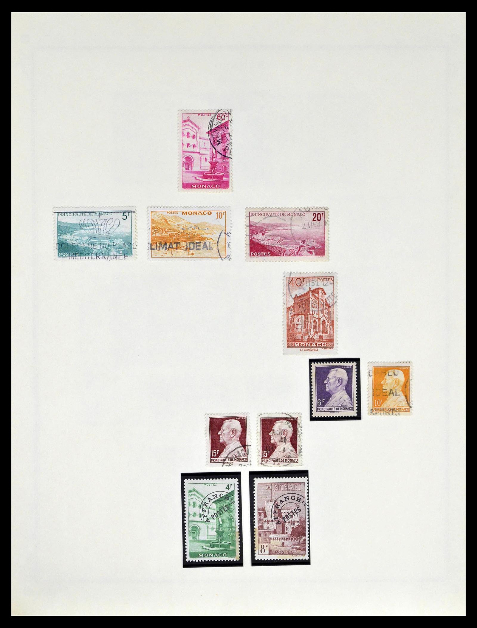 39181 0024 - Postzegelverzameling 39181 Monaco 1885-1980.