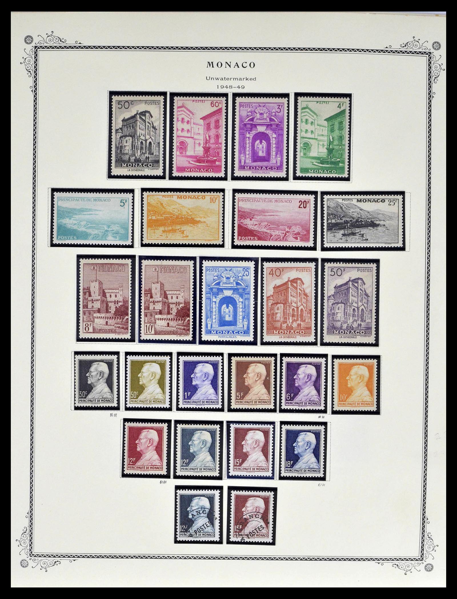 39181 0025 - Postzegelverzameling 39181 Monaco 1885-1980.
