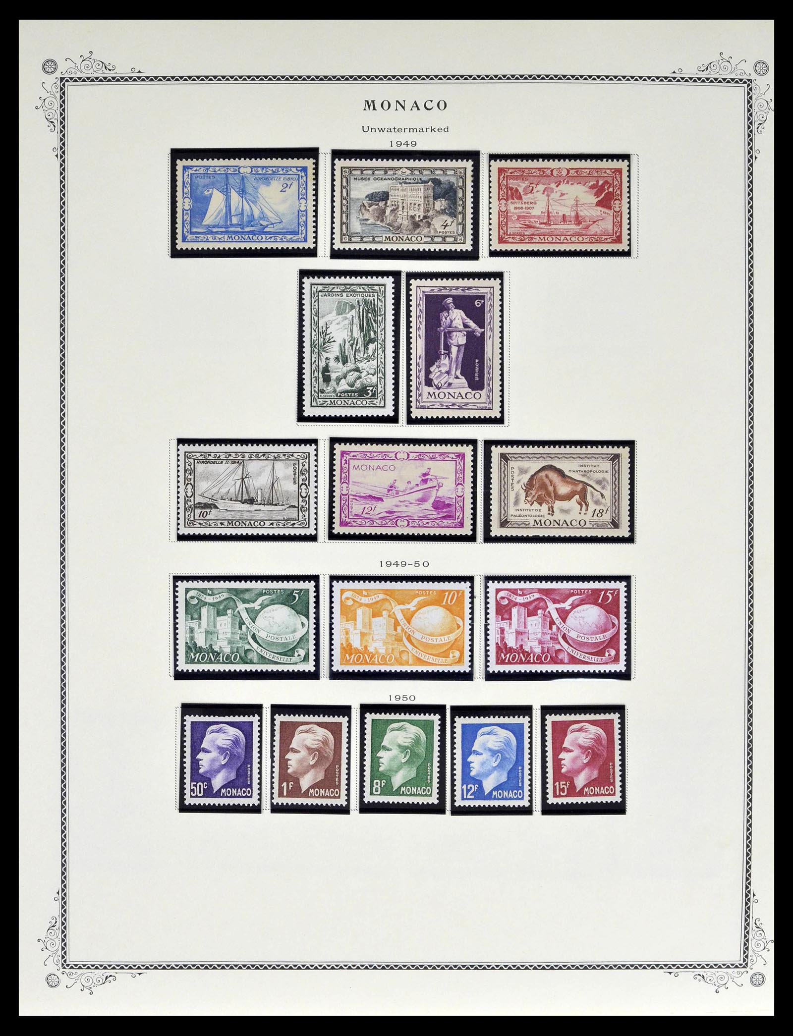 39181 0027 - Postzegelverzameling 39181 Monaco 1885-1980.