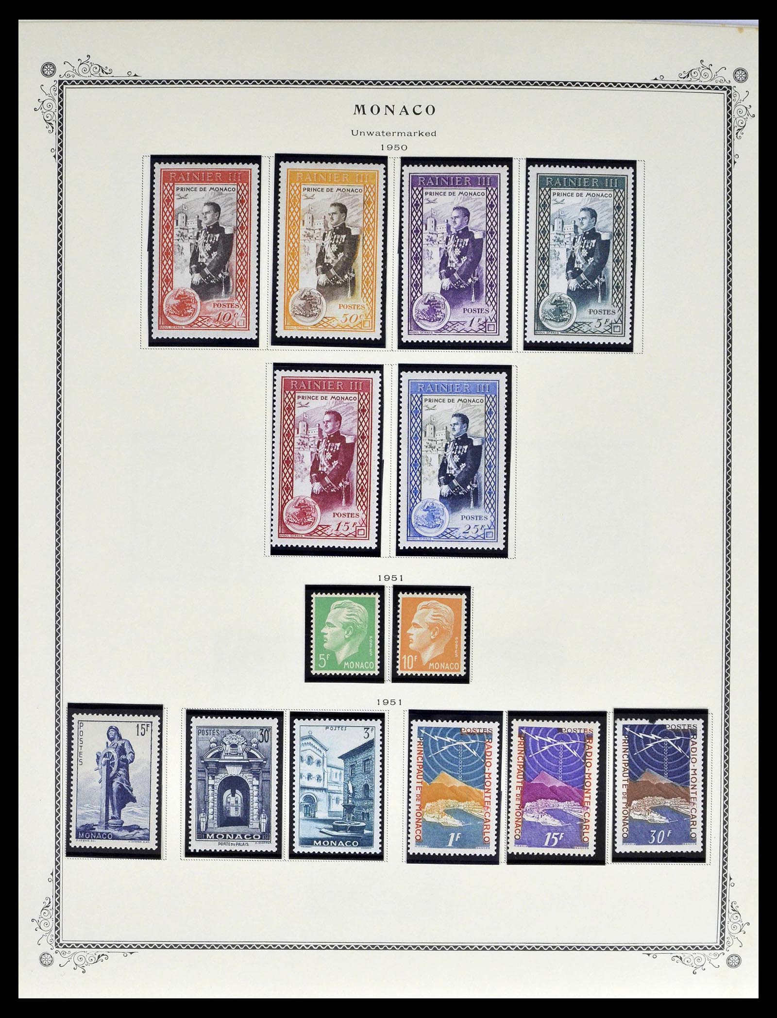 39181 0028 - Postzegelverzameling 39181 Monaco 1885-1980.