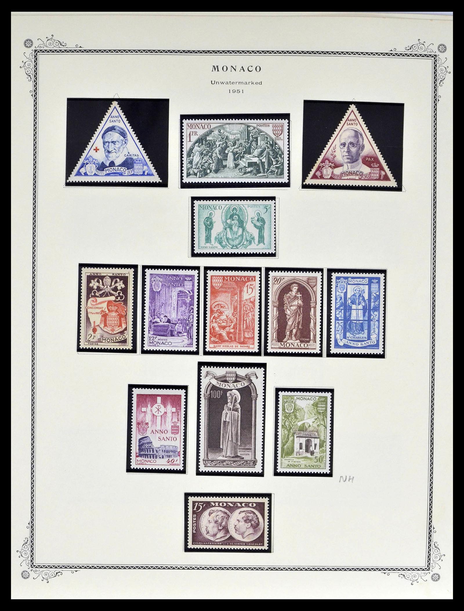 39181 0029 - Postzegelverzameling 39181 Monaco 1885-1980.