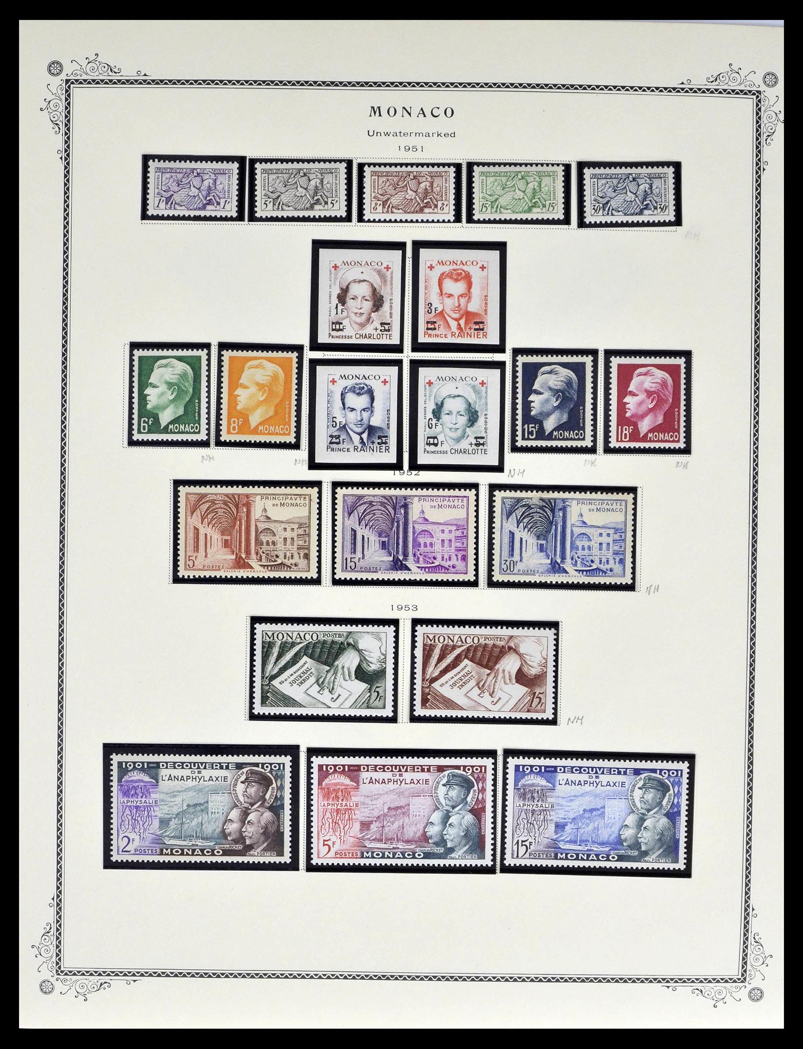 39181 0031 - Stamp collection 39181 Monaco 1885-1980.
