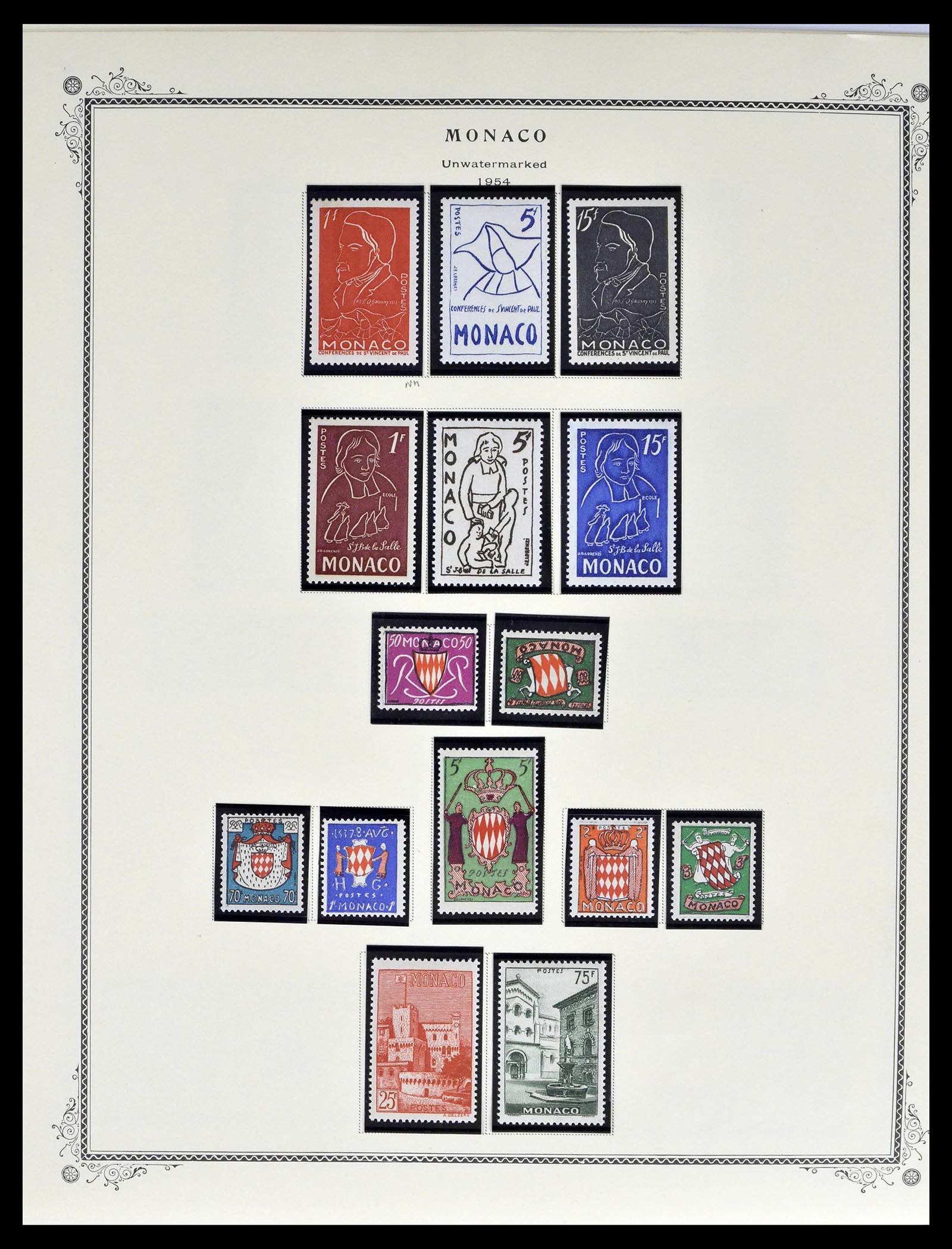 39181 0033 - Postzegelverzameling 39181 Monaco 1885-1980.