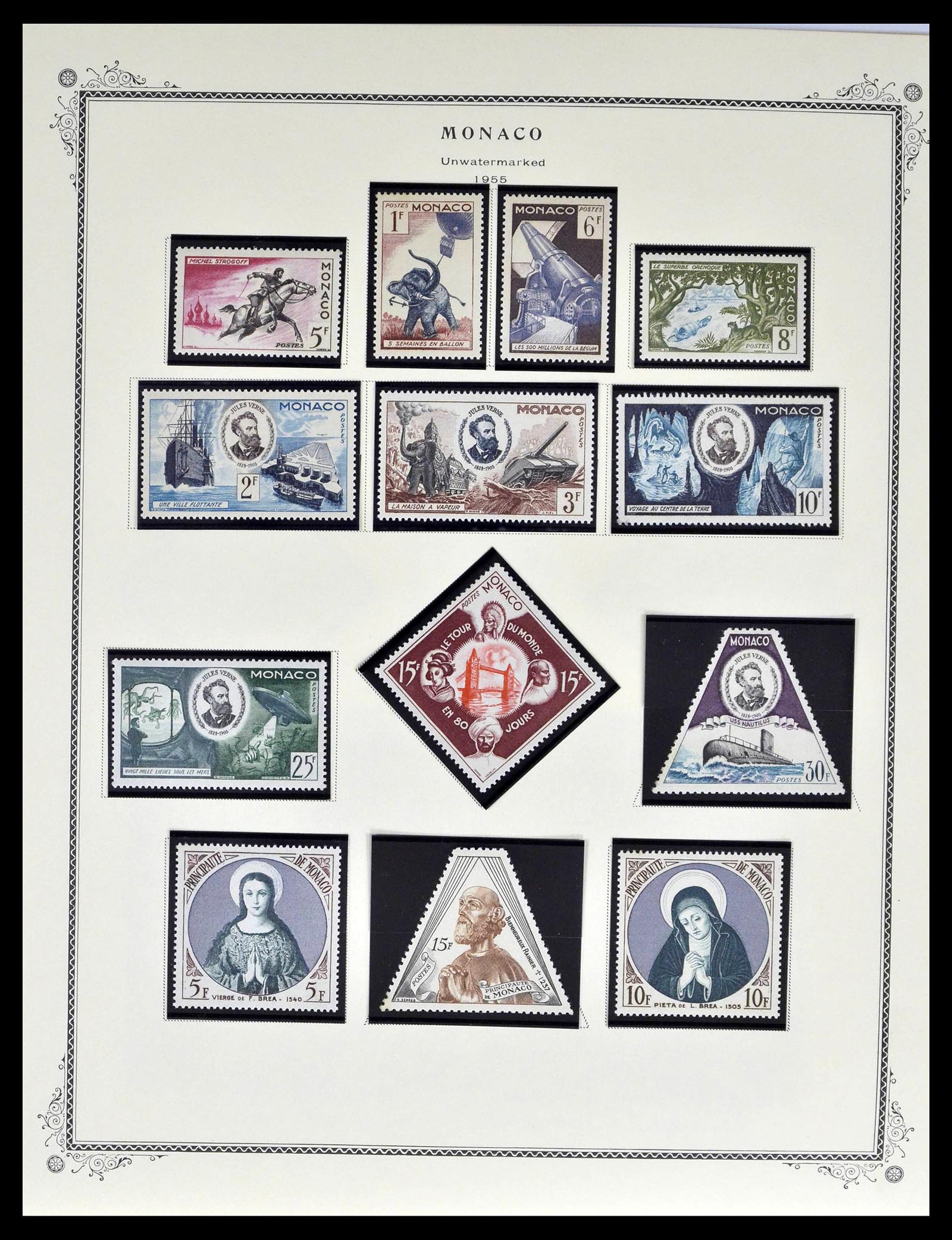 39181 0036 - Postzegelverzameling 39181 Monaco 1885-1980.