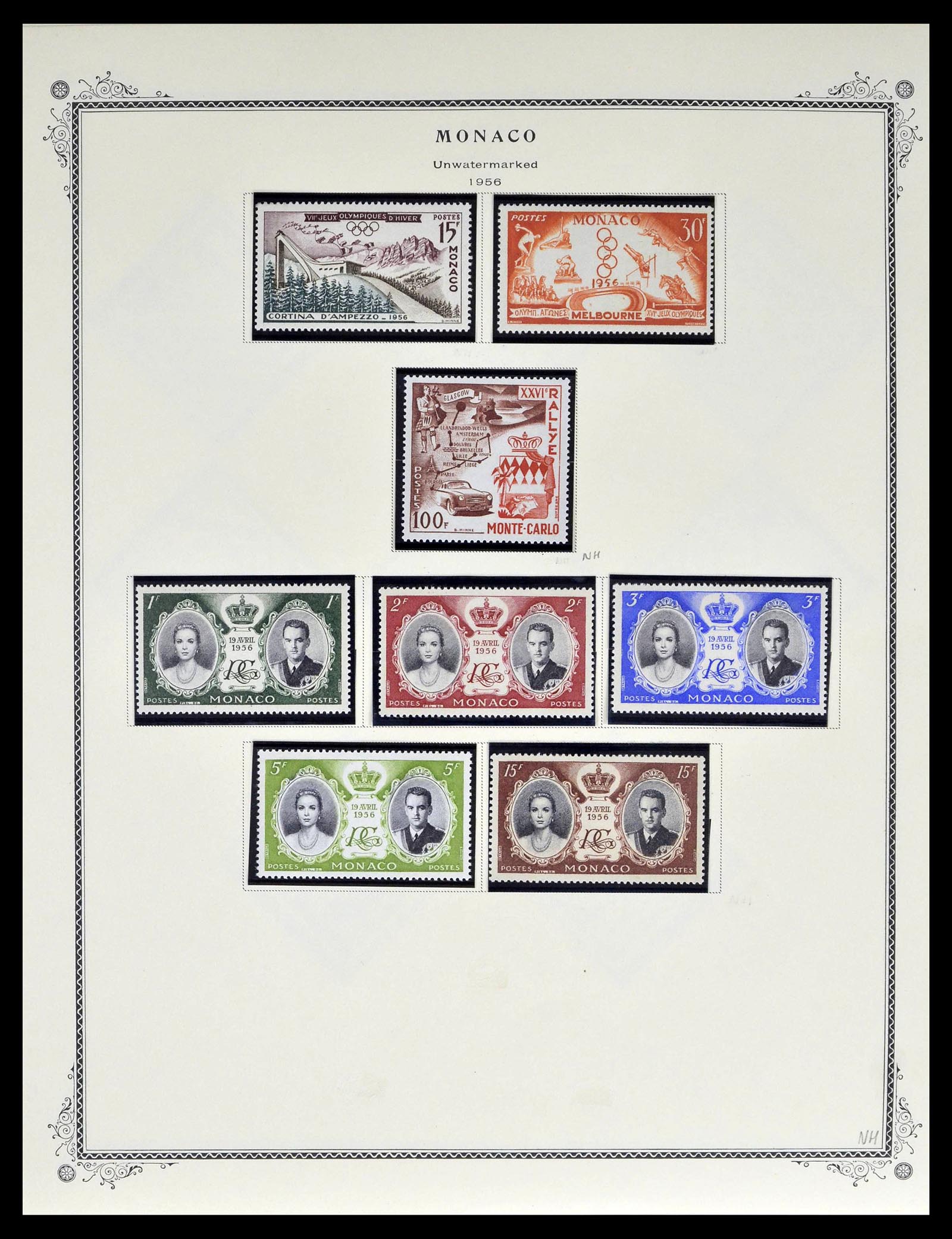 39181 0040 - Postzegelverzameling 39181 Monaco 1885-1980.
