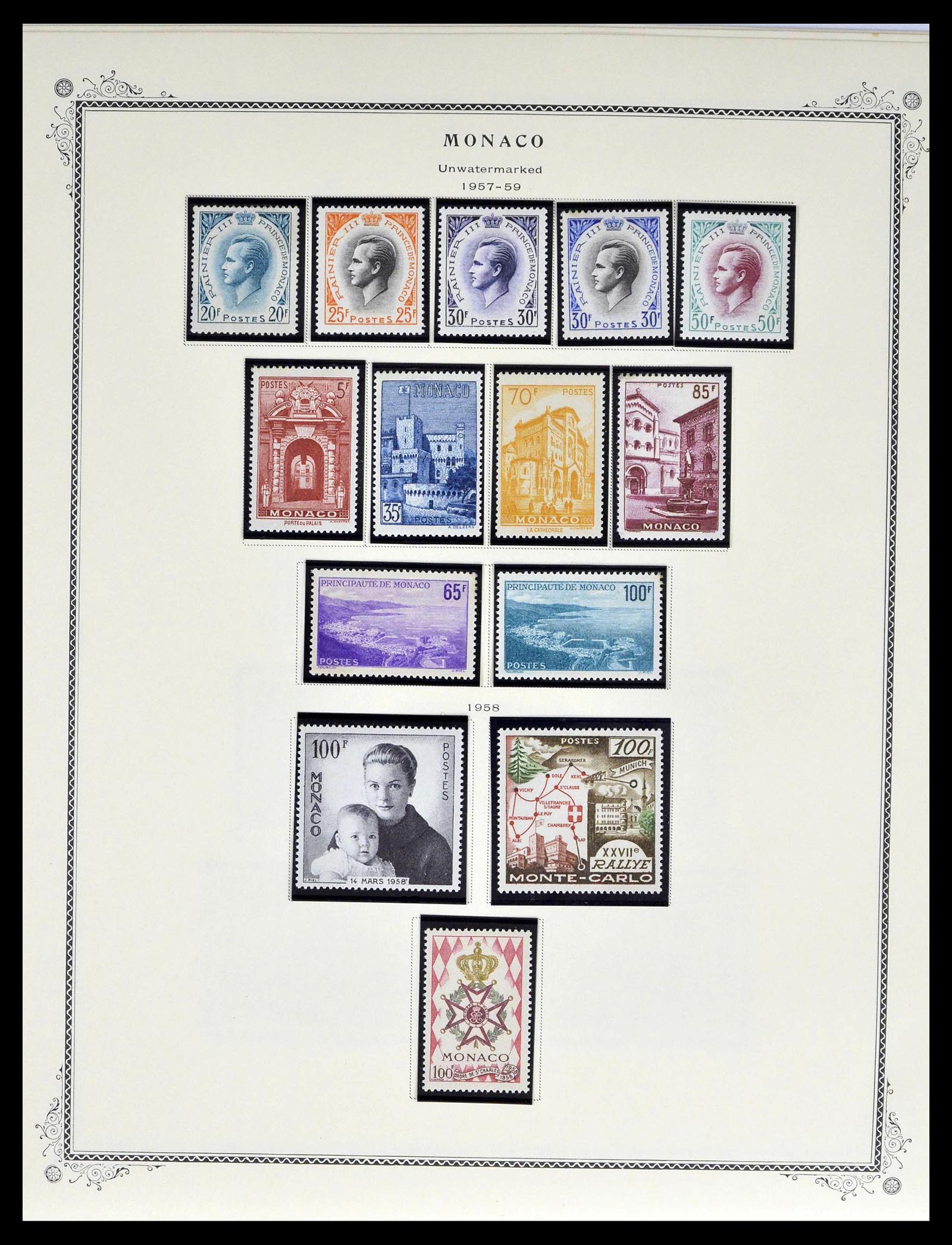 39181 0044 - Postzegelverzameling 39181 Monaco 1885-1980.
