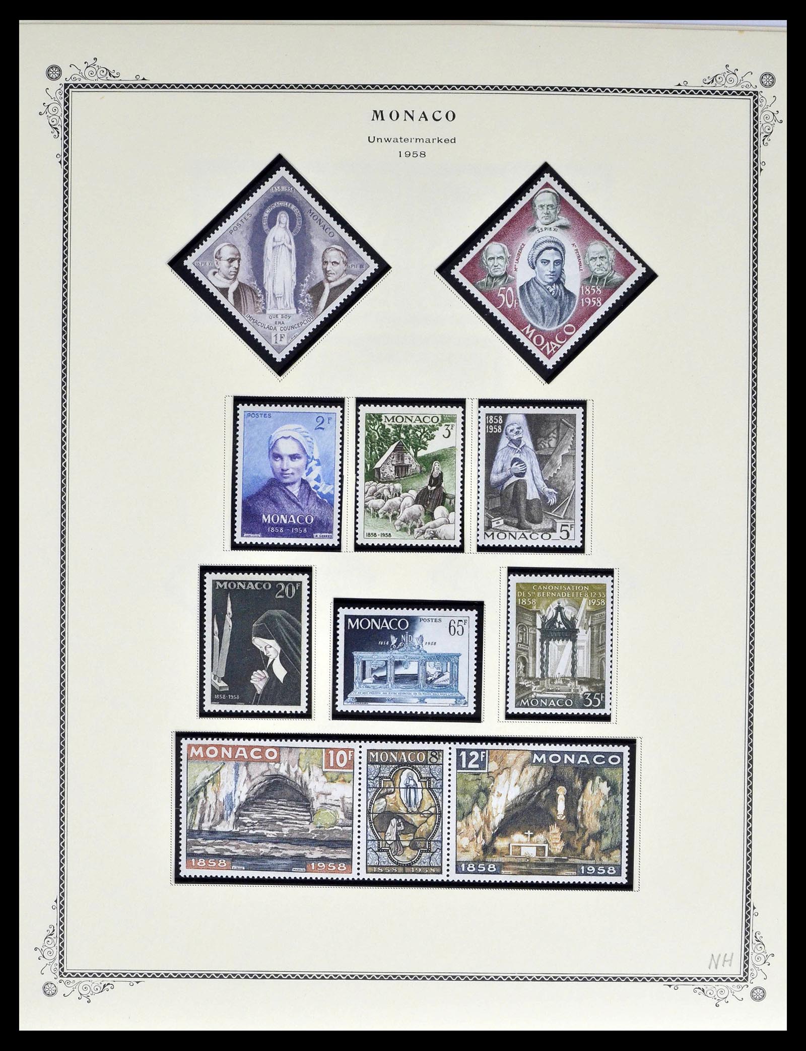 39181 0045 - Postzegelverzameling 39181 Monaco 1885-1980.