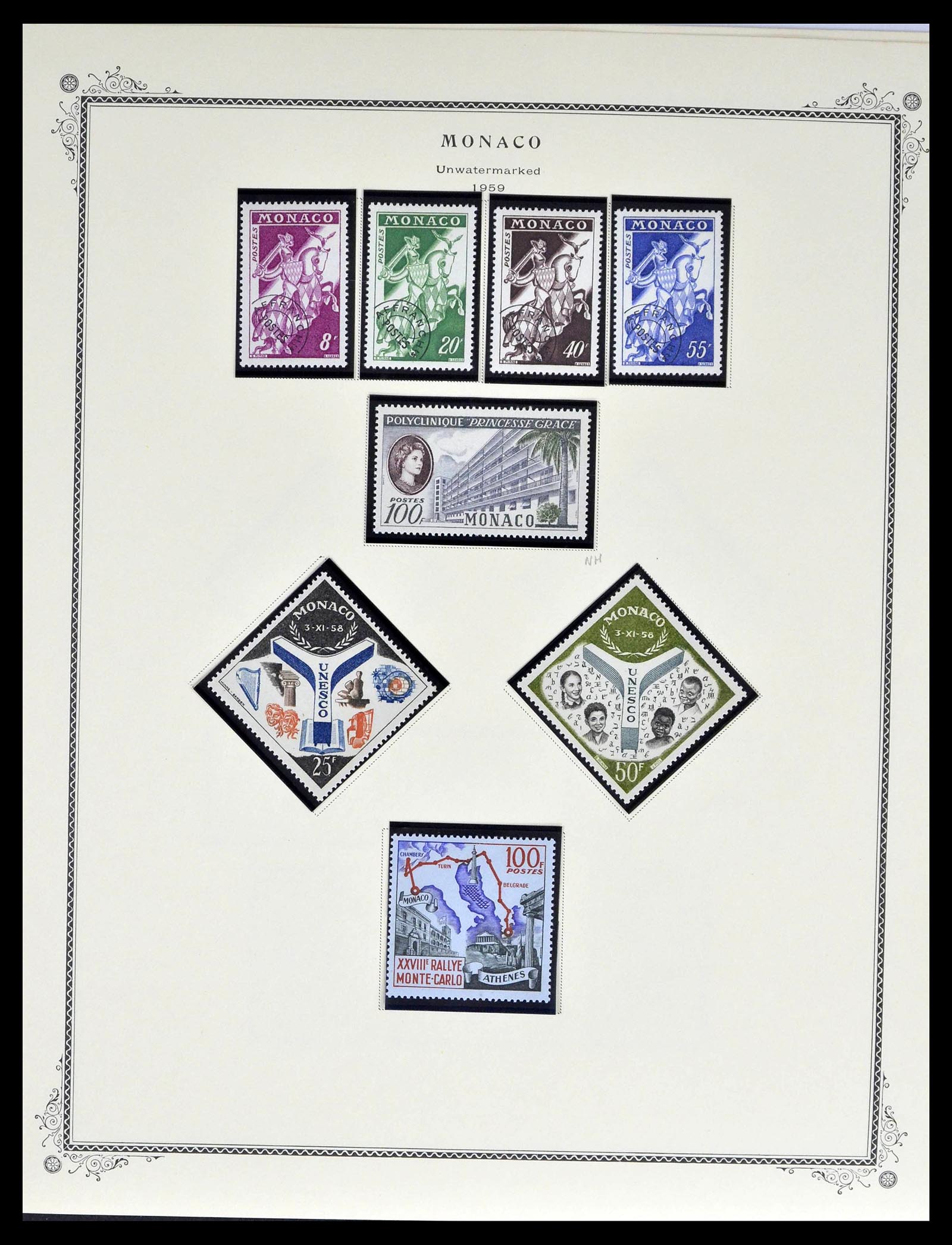39181 0046 - Postzegelverzameling 39181 Monaco 1885-1980.