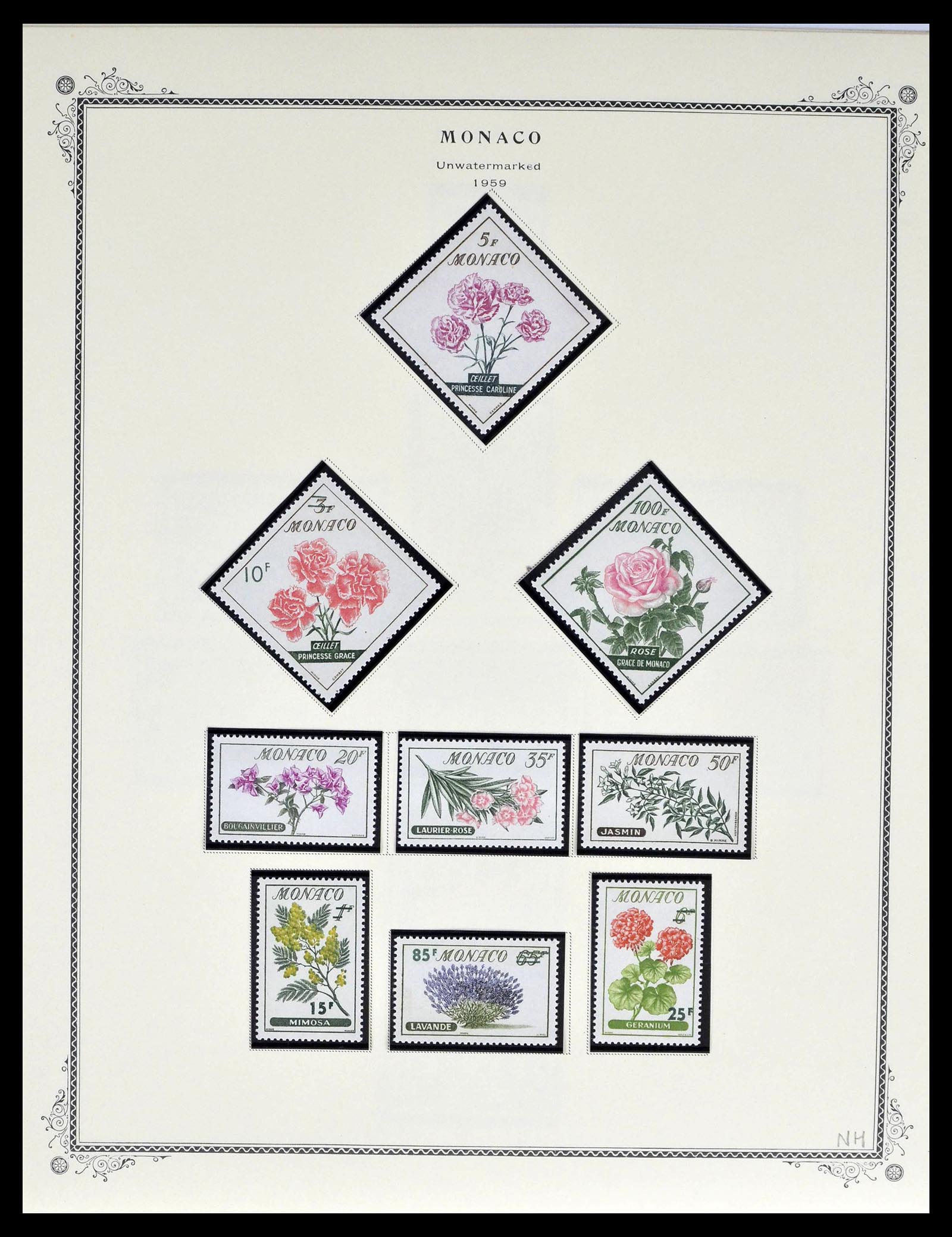 39181 0048 - Postzegelverzameling 39181 Monaco 1885-1980.