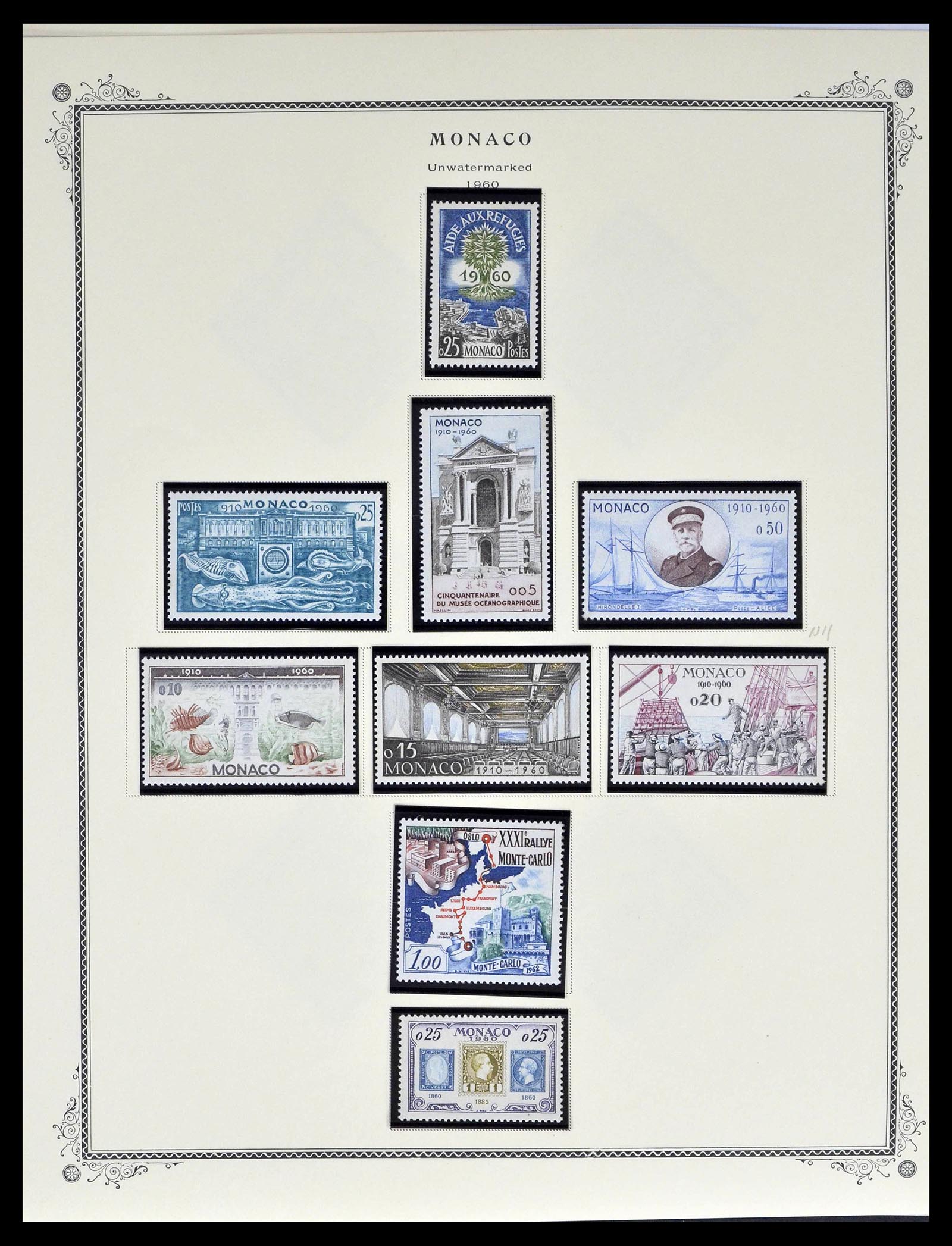 39181 0049 - Postzegelverzameling 39181 Monaco 1885-1980.
