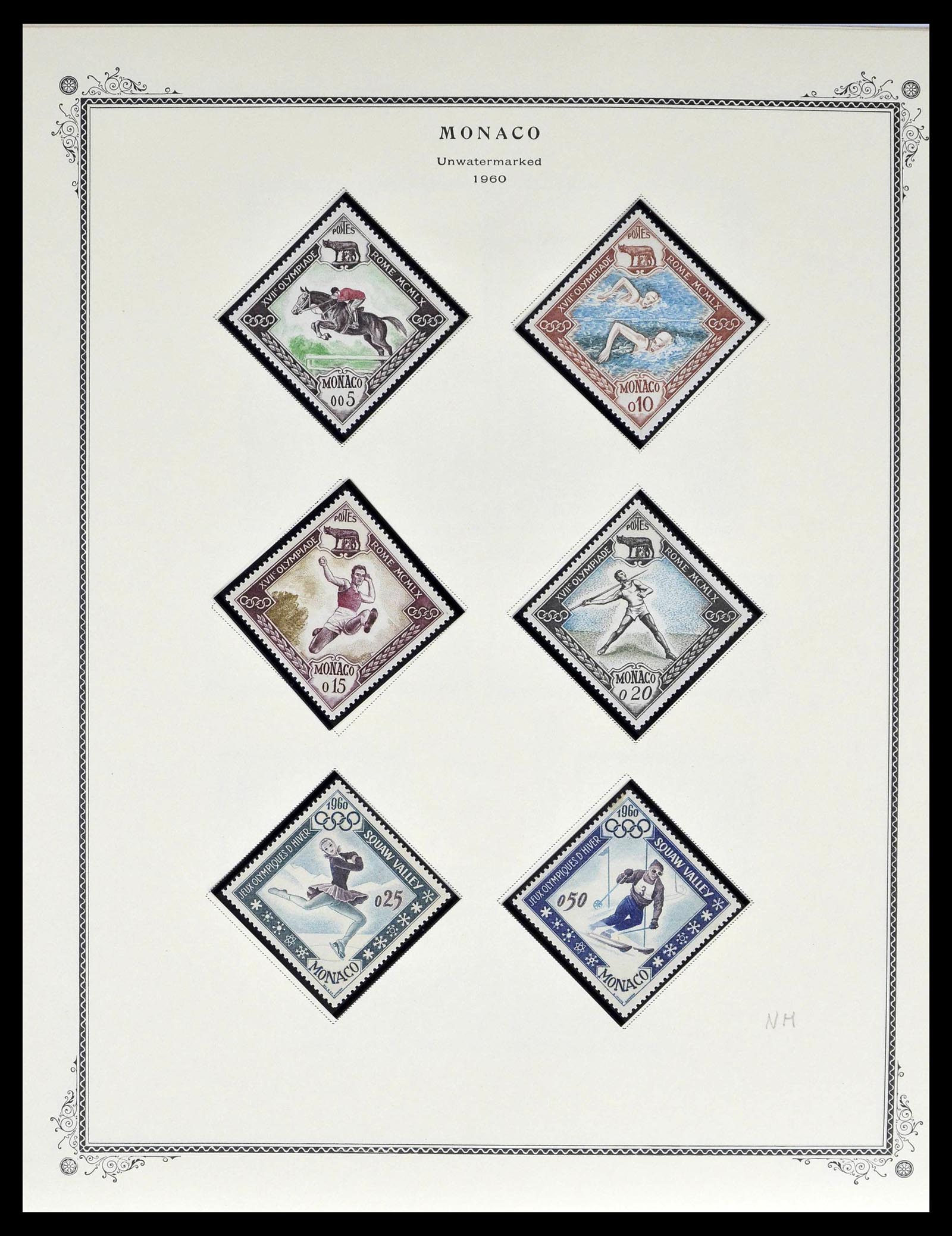 39181 0050 - Postzegelverzameling 39181 Monaco 1885-1980.