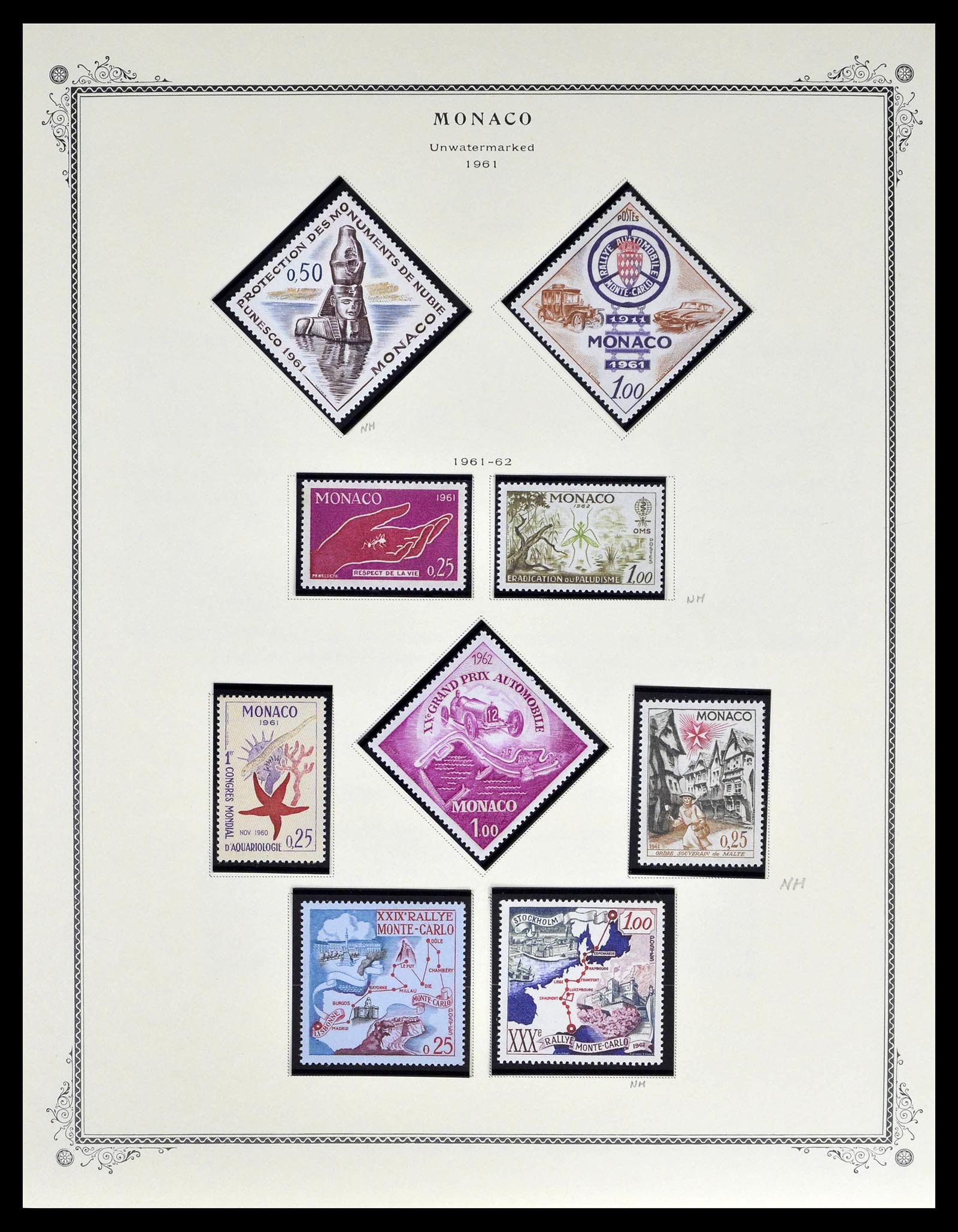 39181 0053 - Postzegelverzameling 39181 Monaco 1885-1980.