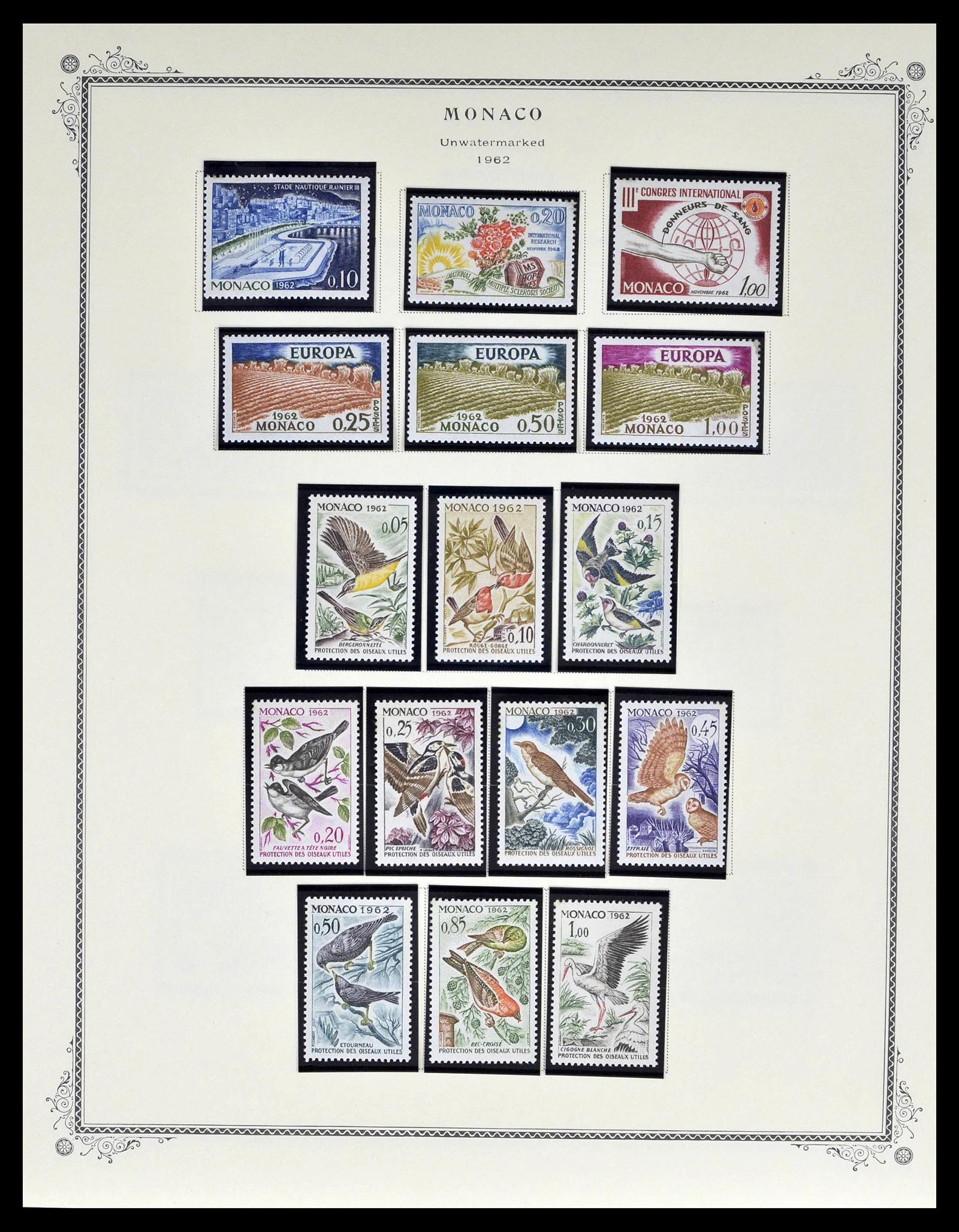 39181 0057 - Postzegelverzameling 39181 Monaco 1885-1980.