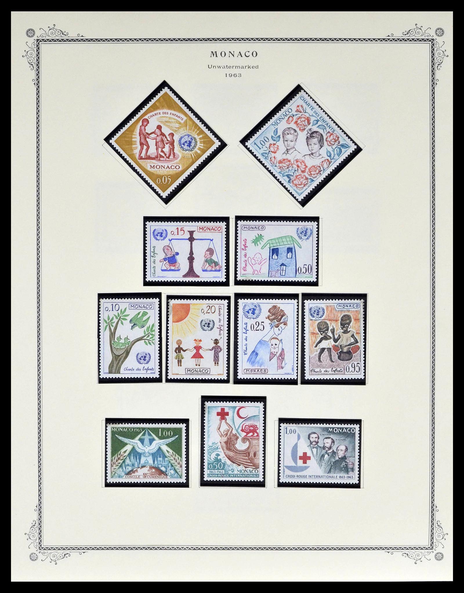 39181 0059 - Postzegelverzameling 39181 Monaco 1885-1980.