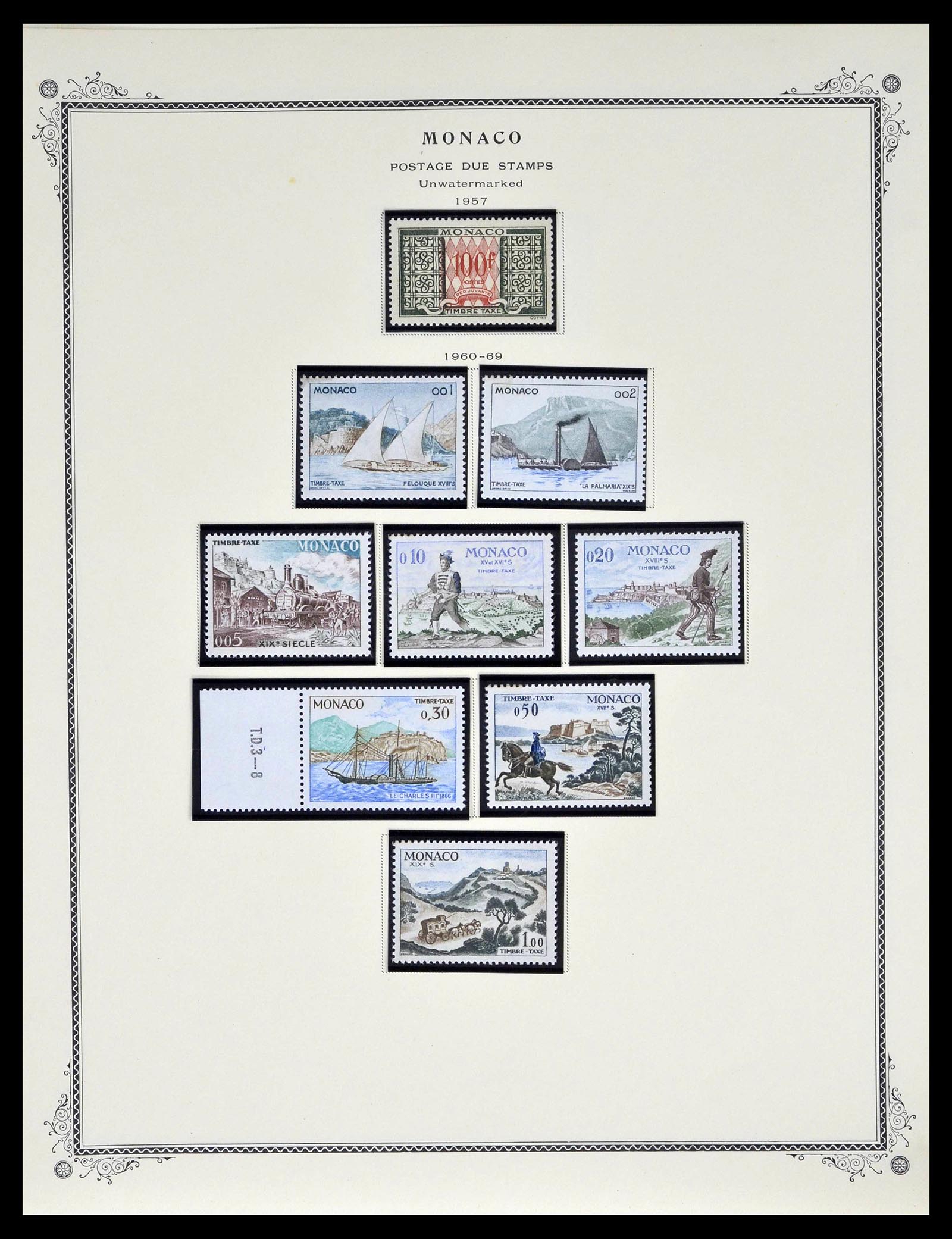 39181 0168 - Stamp collection 39181 Monaco 1885-1980.