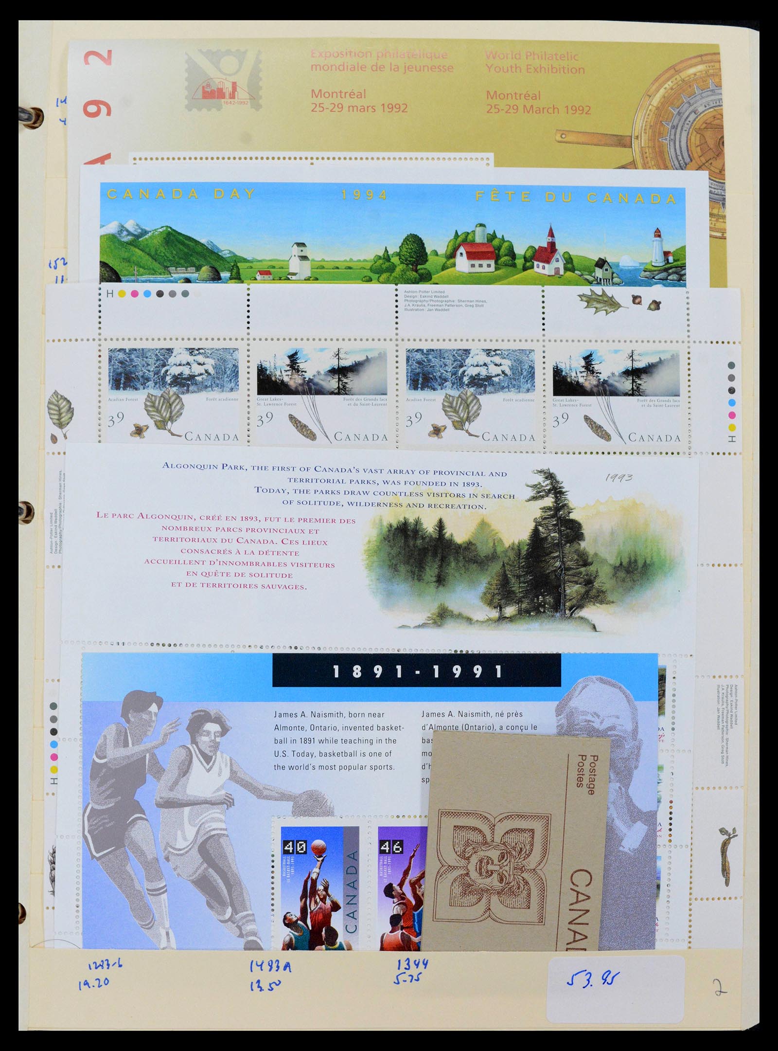 39184 0002 - Postzegelverzameling 39184 Engeland en koloniën 1950-2010.