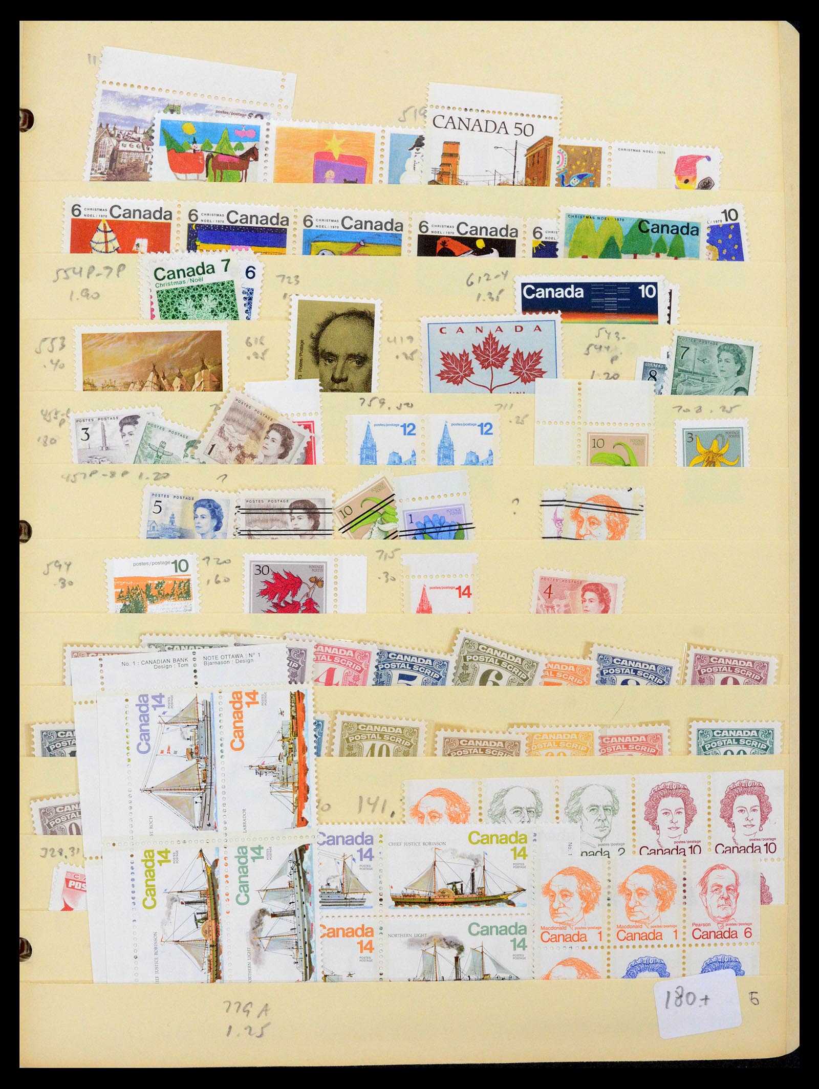 39184 0005 - Postzegelverzameling 39184 Engeland en koloniën 1950-2010.