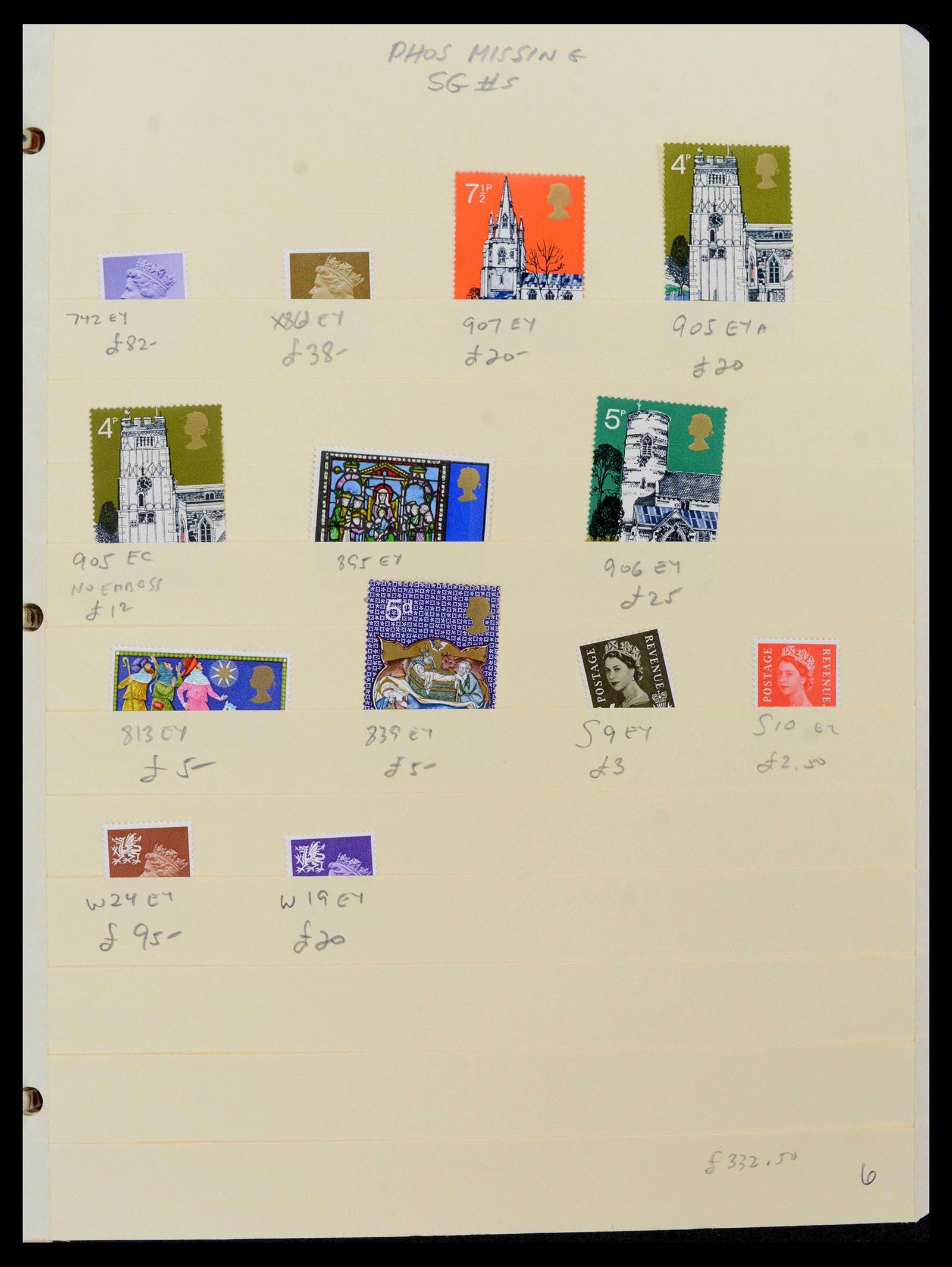 39184 0006 - Postzegelverzameling 39184 Engeland en koloniën 1950-2010.