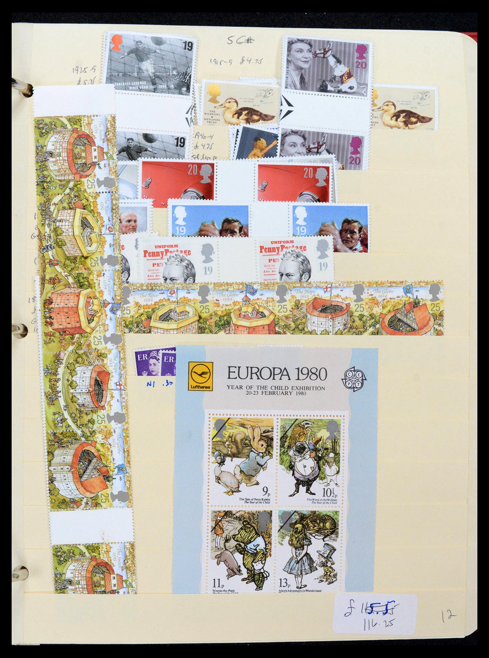 39184 0012 - Postzegelverzameling 39184 Engeland en koloniën 1950-2010.