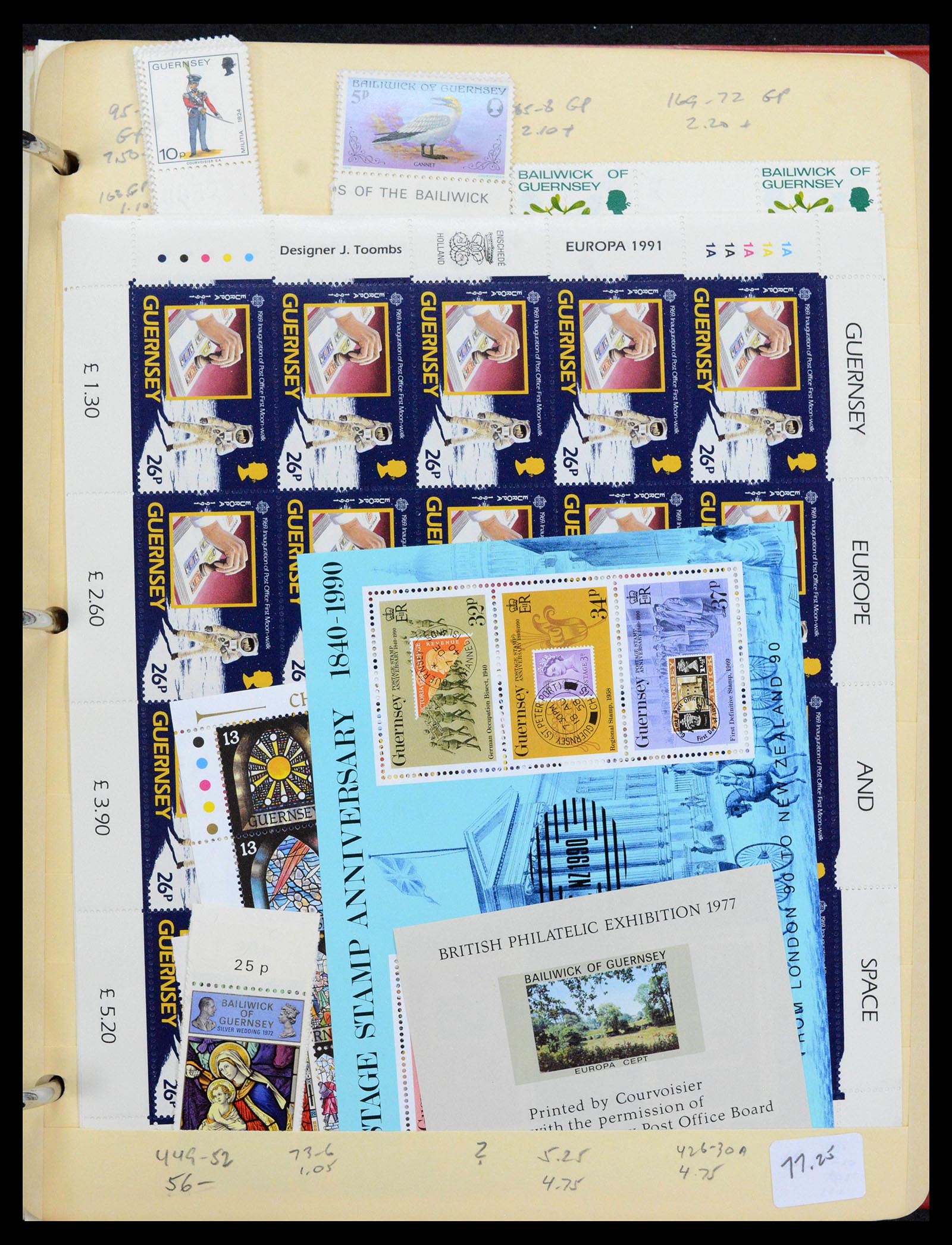 39184 0017 - Postzegelverzameling 39184 Engeland en koloniën 1950-2010.
