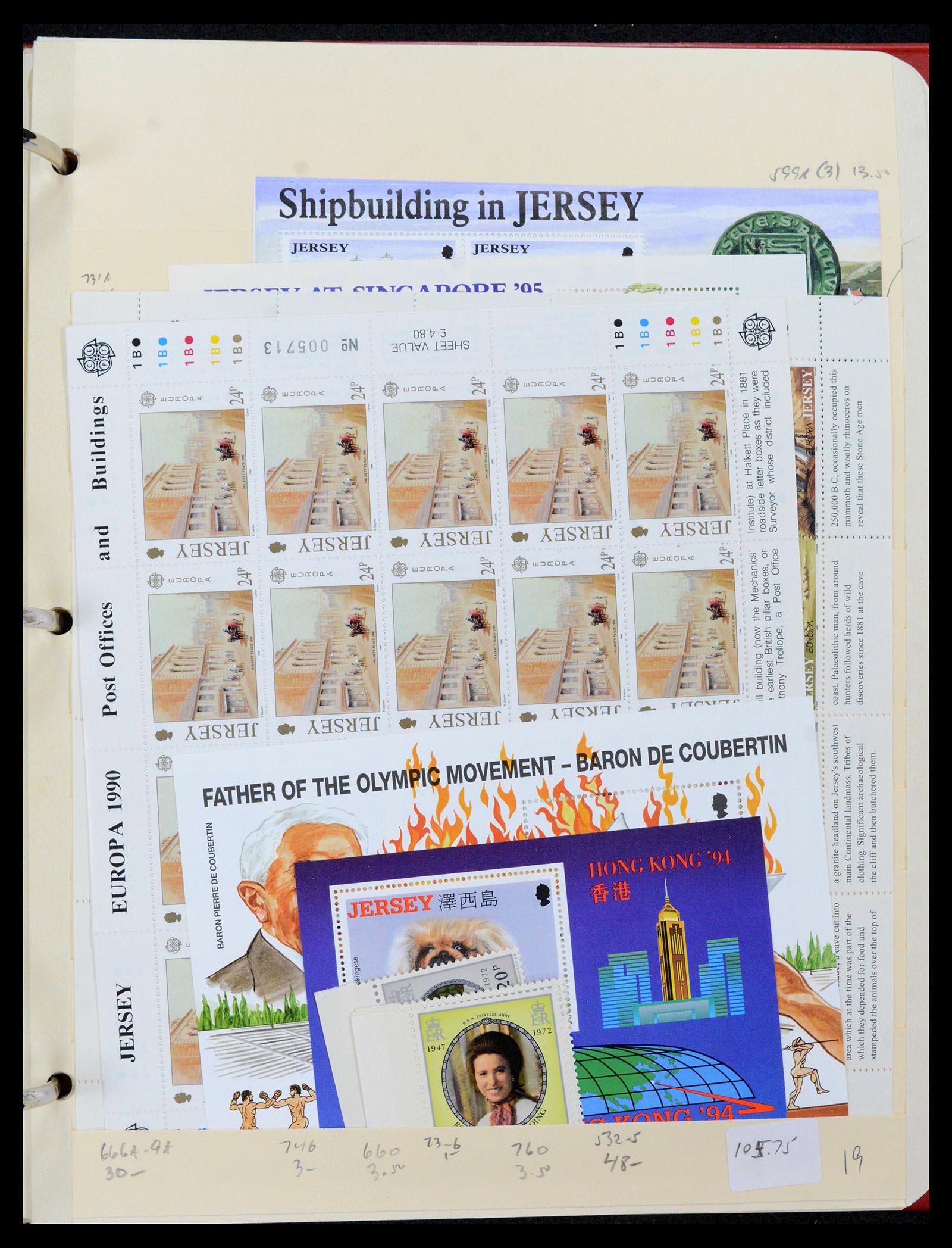 39184 0019 - Postzegelverzameling 39184 Engeland en koloniën 1950-2010.