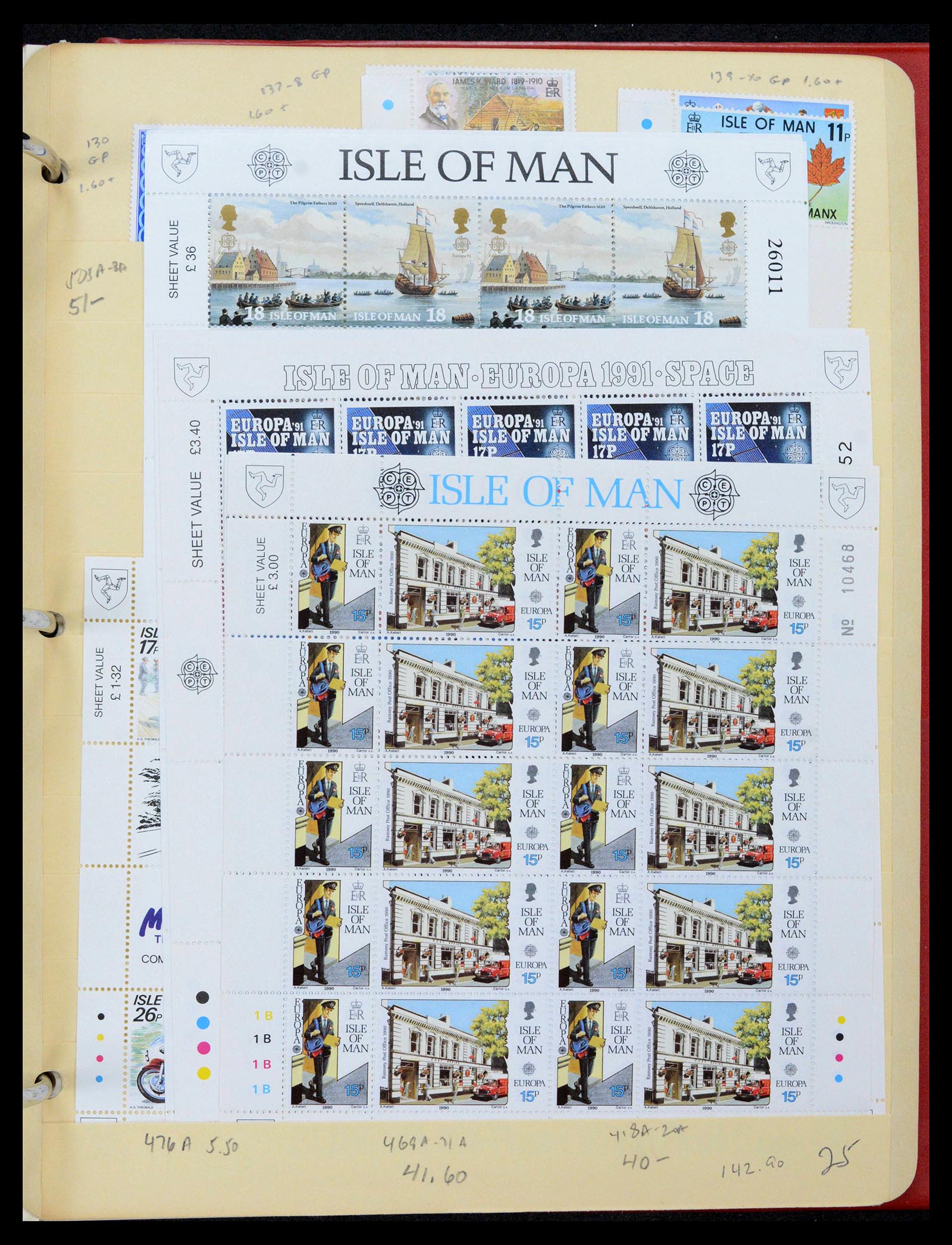 39184 0025 - Postzegelverzameling 39184 Engeland en koloniën 1950-2010.