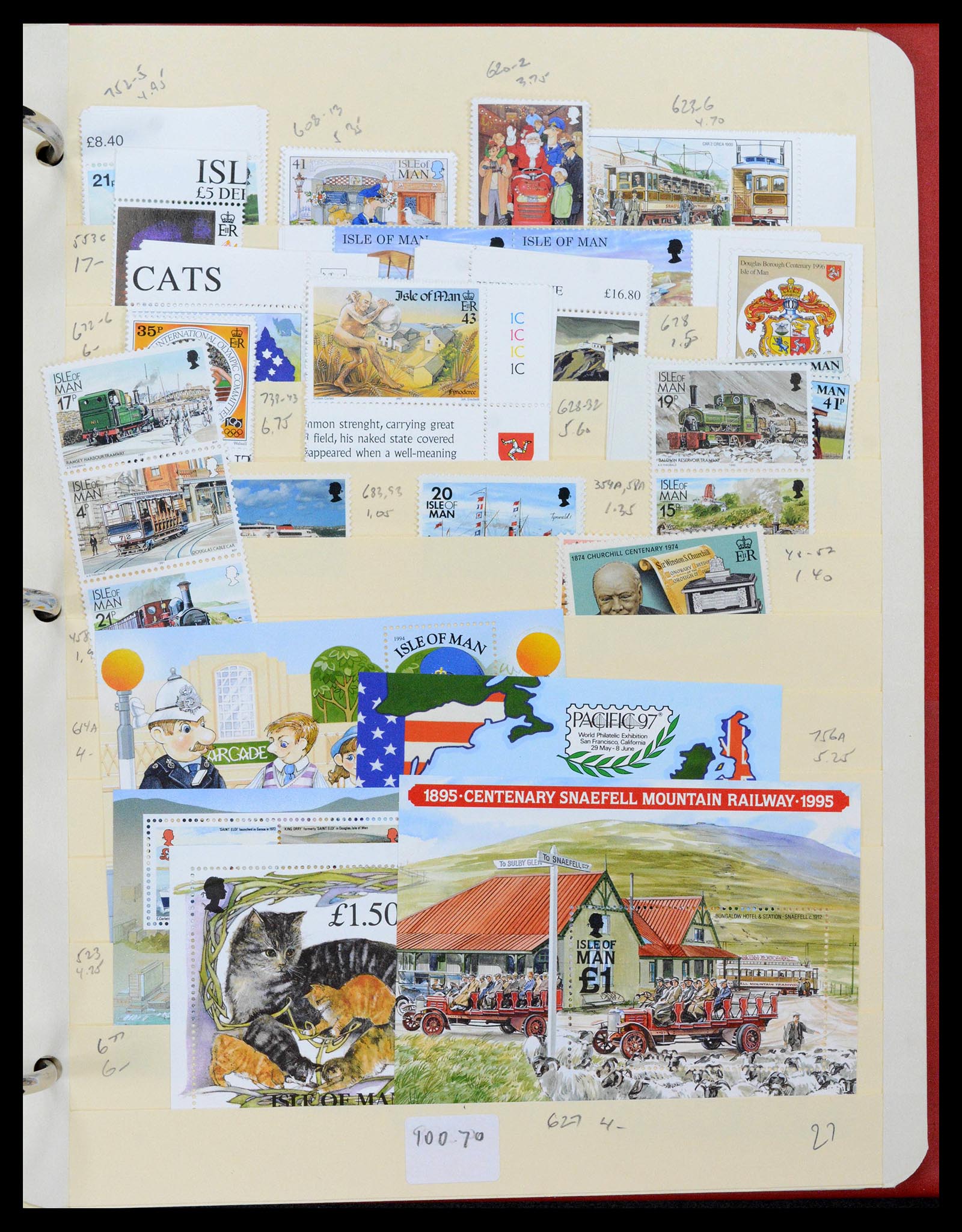 39184 0027 - Postzegelverzameling 39184 Engeland en koloniën 1950-2010.