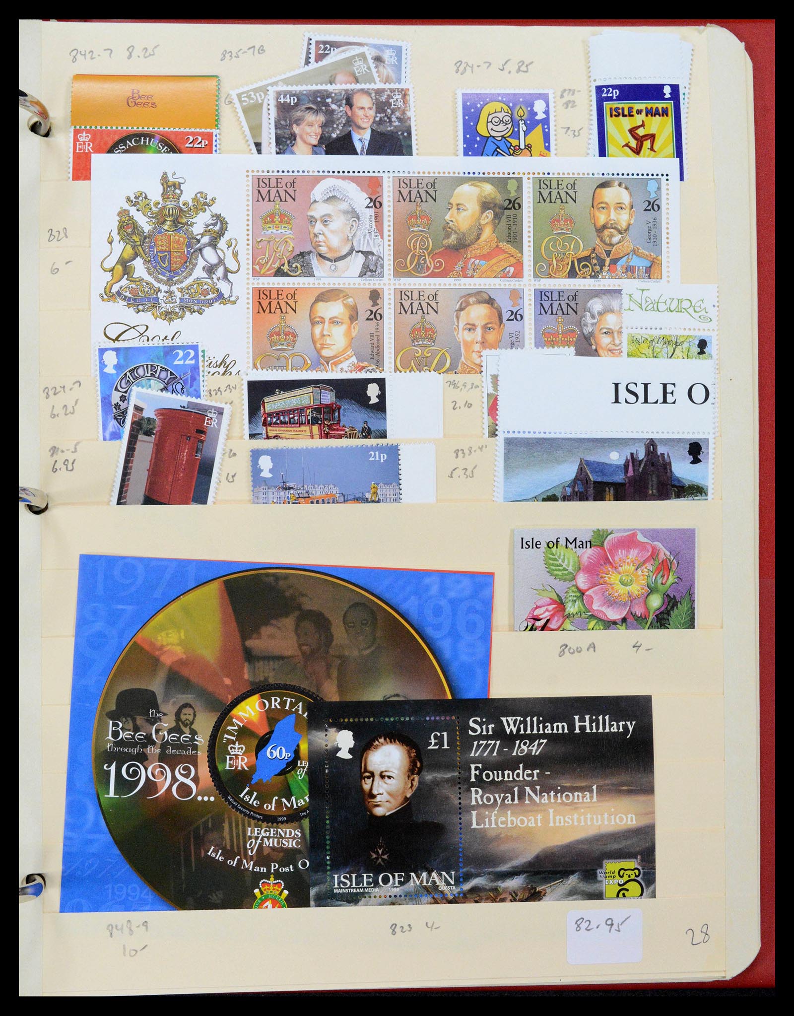 39184 0028 - Postzegelverzameling 39184 Engeland en koloniën 1950-2010.
