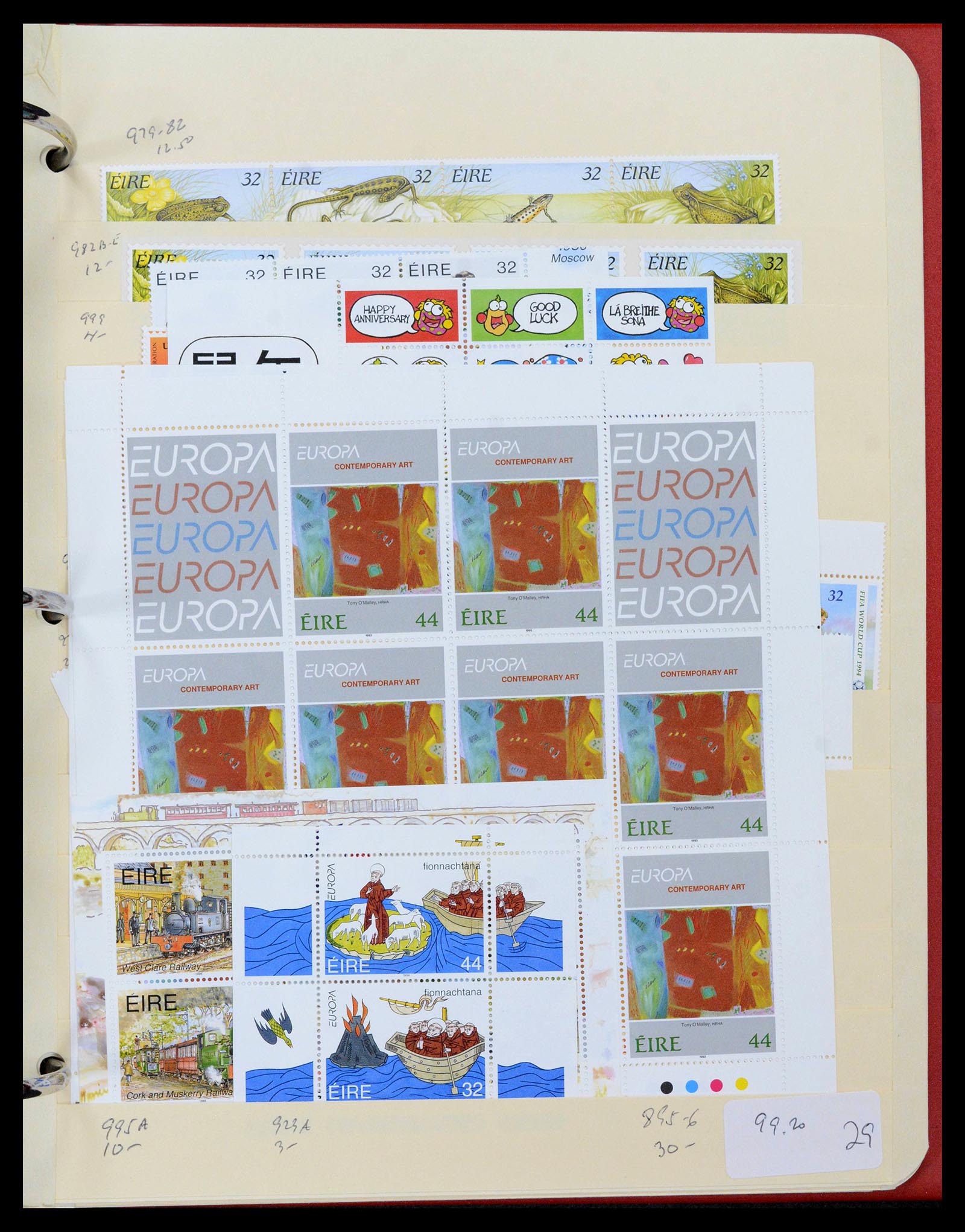 39184 0029 - Postzegelverzameling 39184 Engeland en koloniën 1950-2010.
