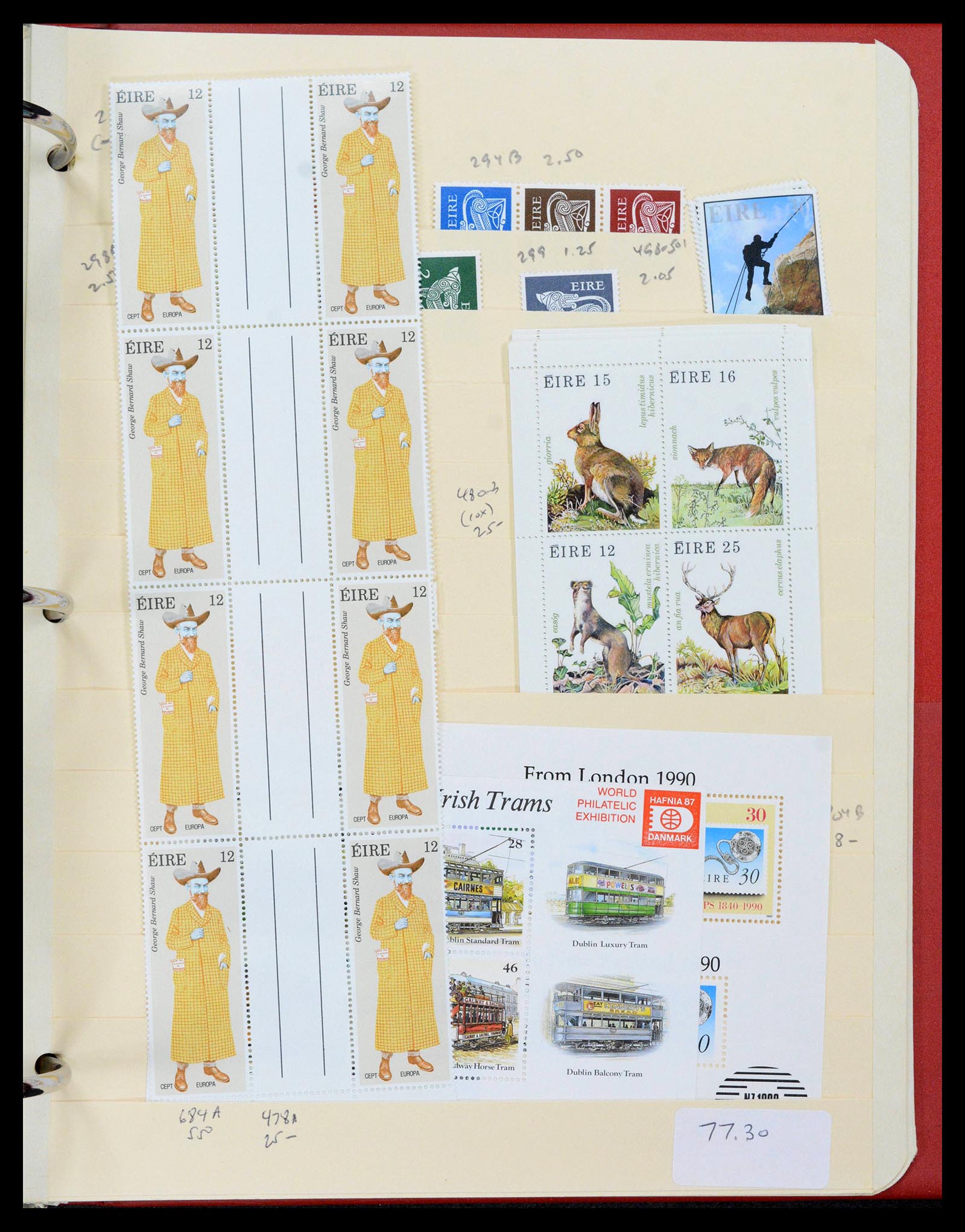 39184 0032 - Postzegelverzameling 39184 Engeland en koloniën 1950-2010.