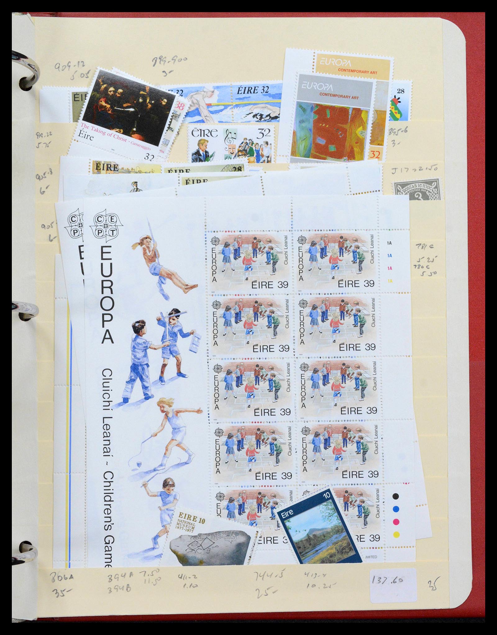 39184 0035 - Postzegelverzameling 39184 Engeland en koloniën 1950-2010.