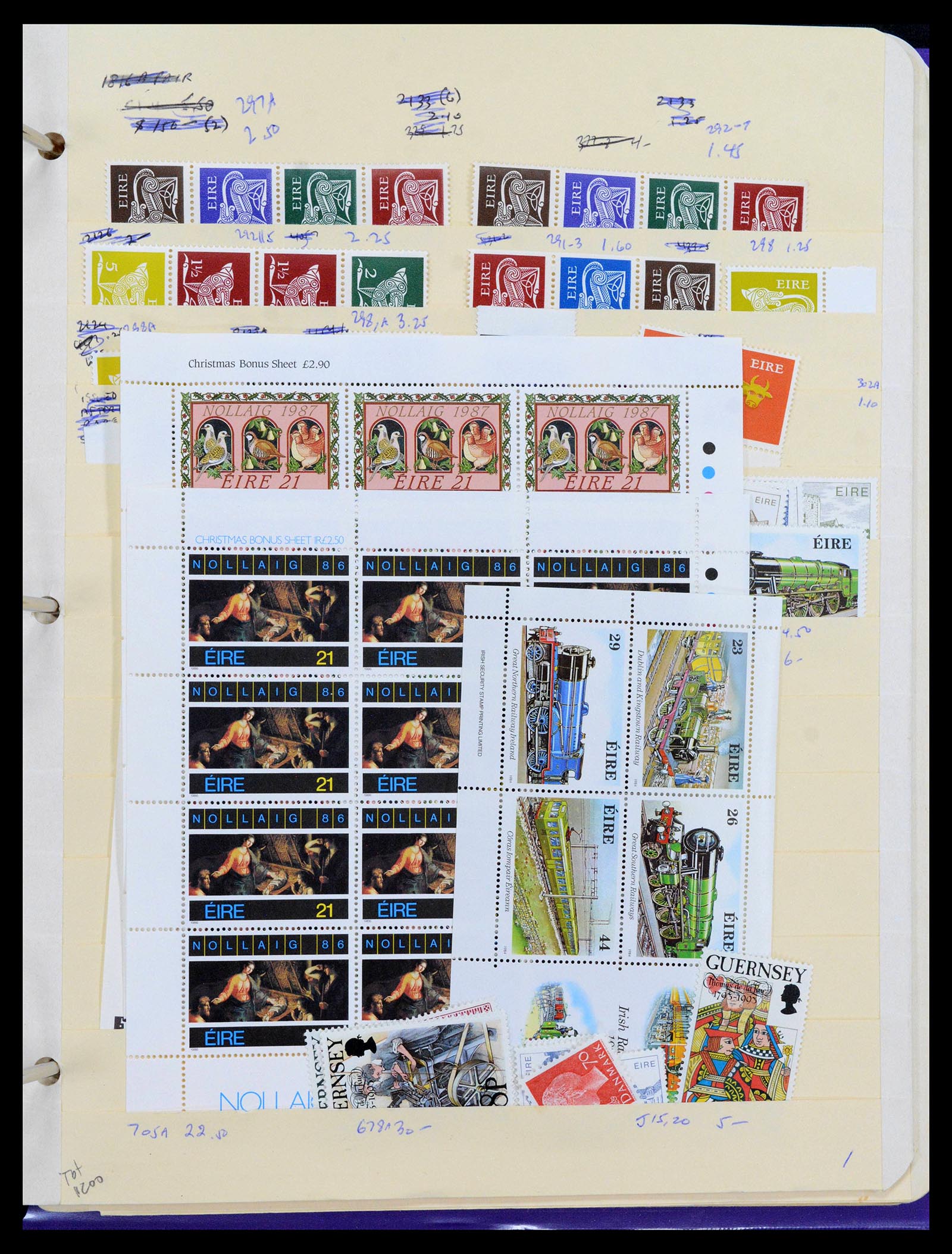 39184 0037 - Postzegelverzameling 39184 Engeland en koloniën 1950-2010.
