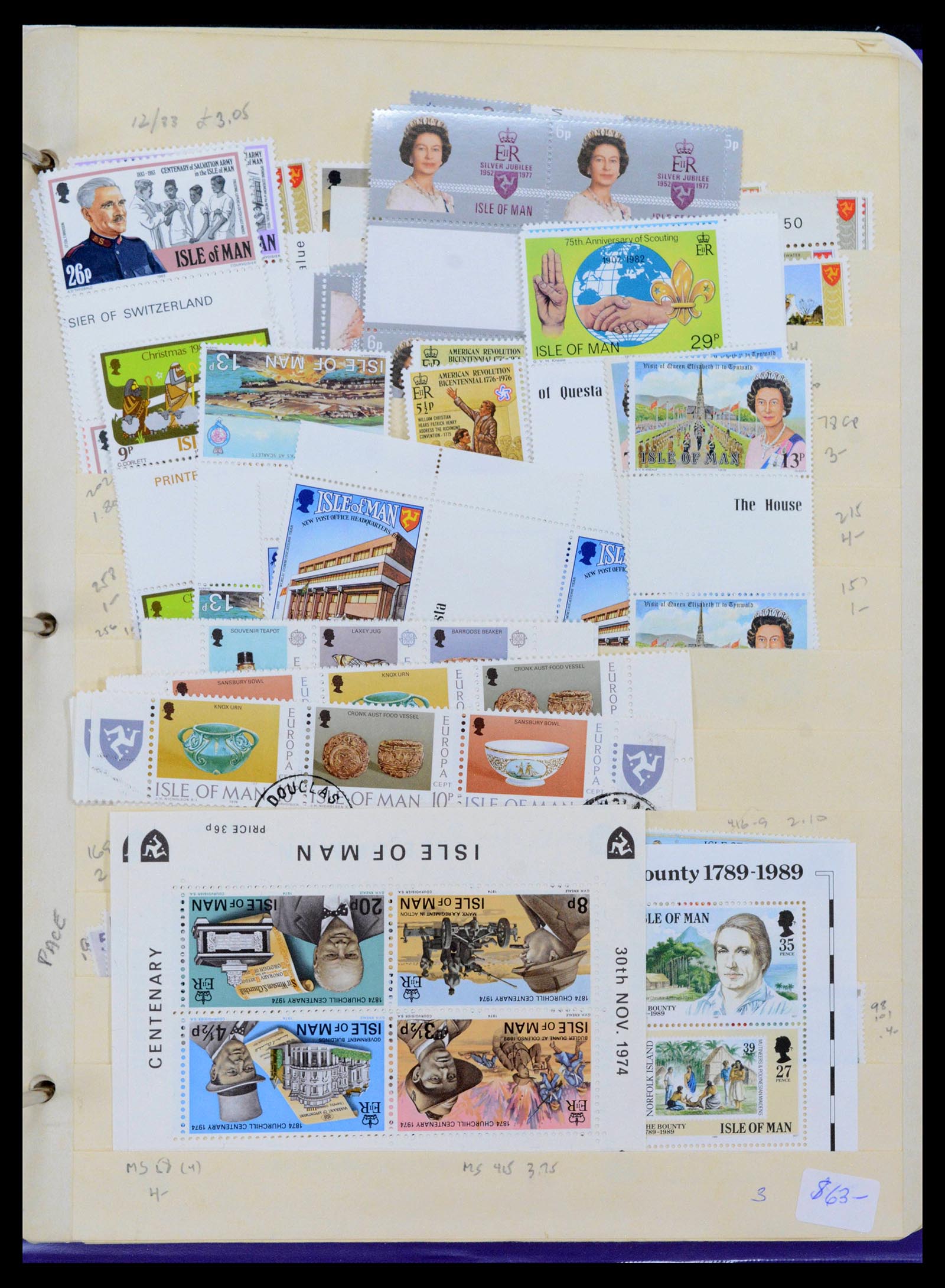 39184 0039 - Postzegelverzameling 39184 Engeland en koloniën 1950-2010.