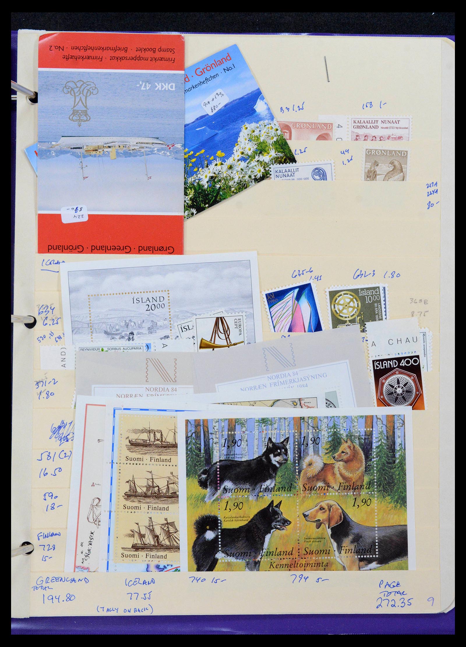 39184 0045 - Postzegelverzameling 39184 Engeland en koloniën 1950-2010.