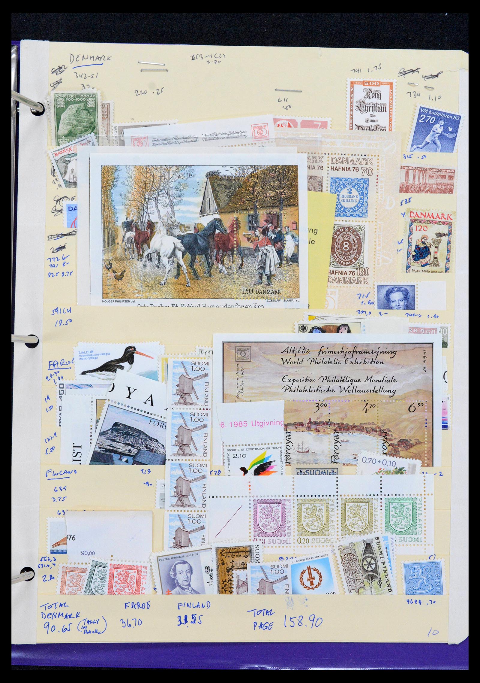 39184 0046 - Postzegelverzameling 39184 Engeland en koloniën 1950-2010.