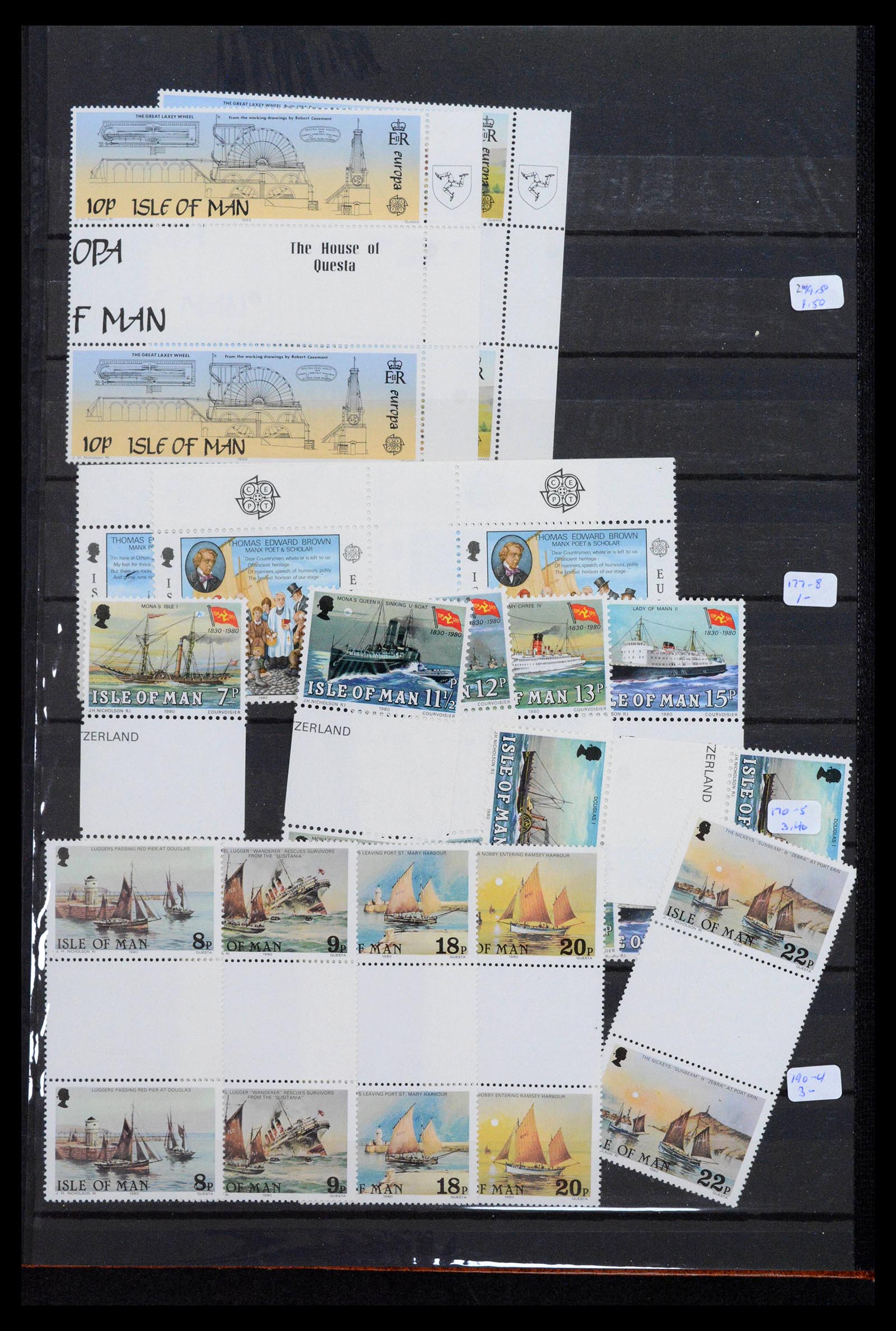 39184 0050 - Postzegelverzameling 39184 Engeland en koloniën 1950-2010.