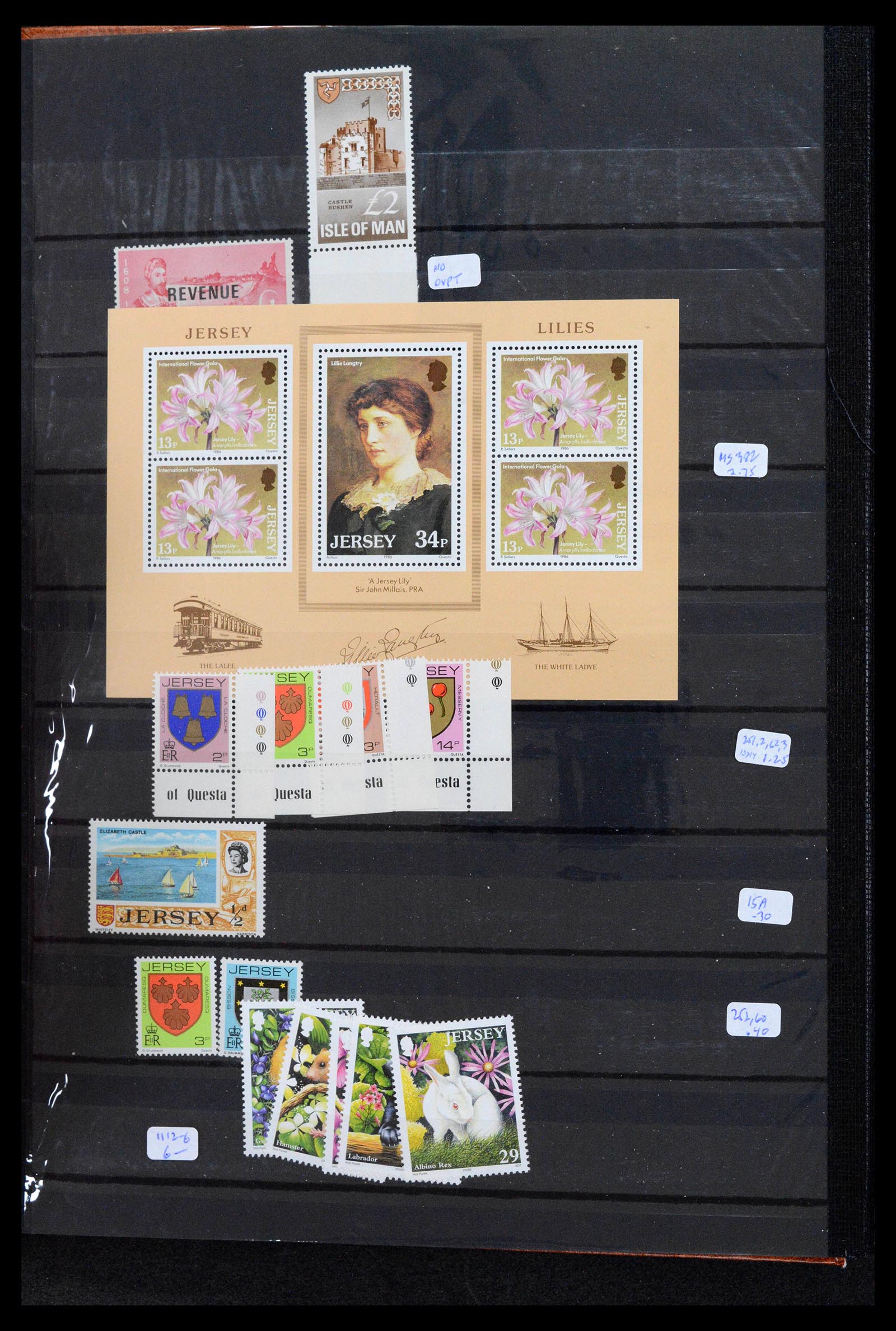 39184 0052 - Postzegelverzameling 39184 Engeland en koloniën 1950-2010.