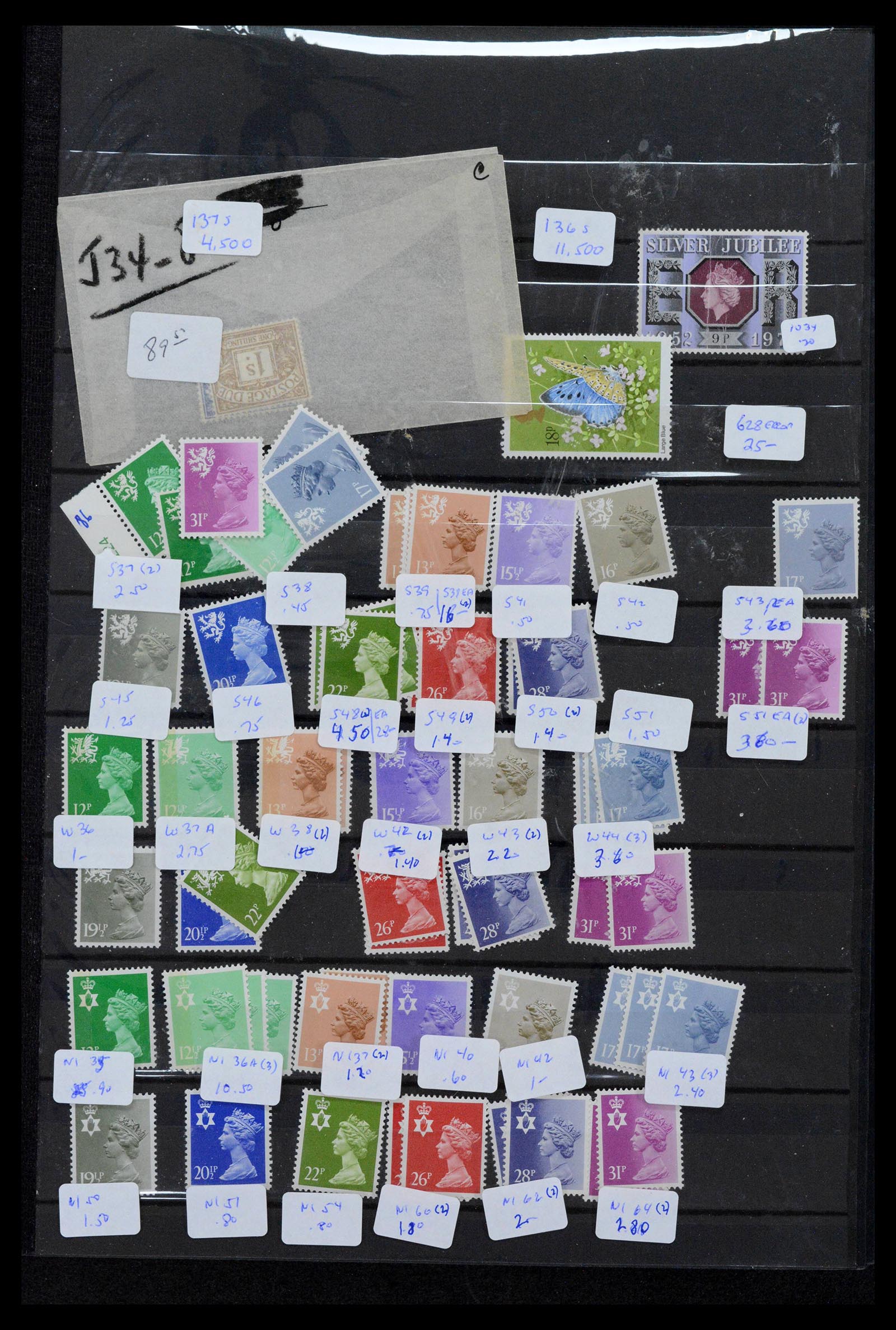 39184 0057 - Postzegelverzameling 39184 Engeland en koloniën 1950-2010.