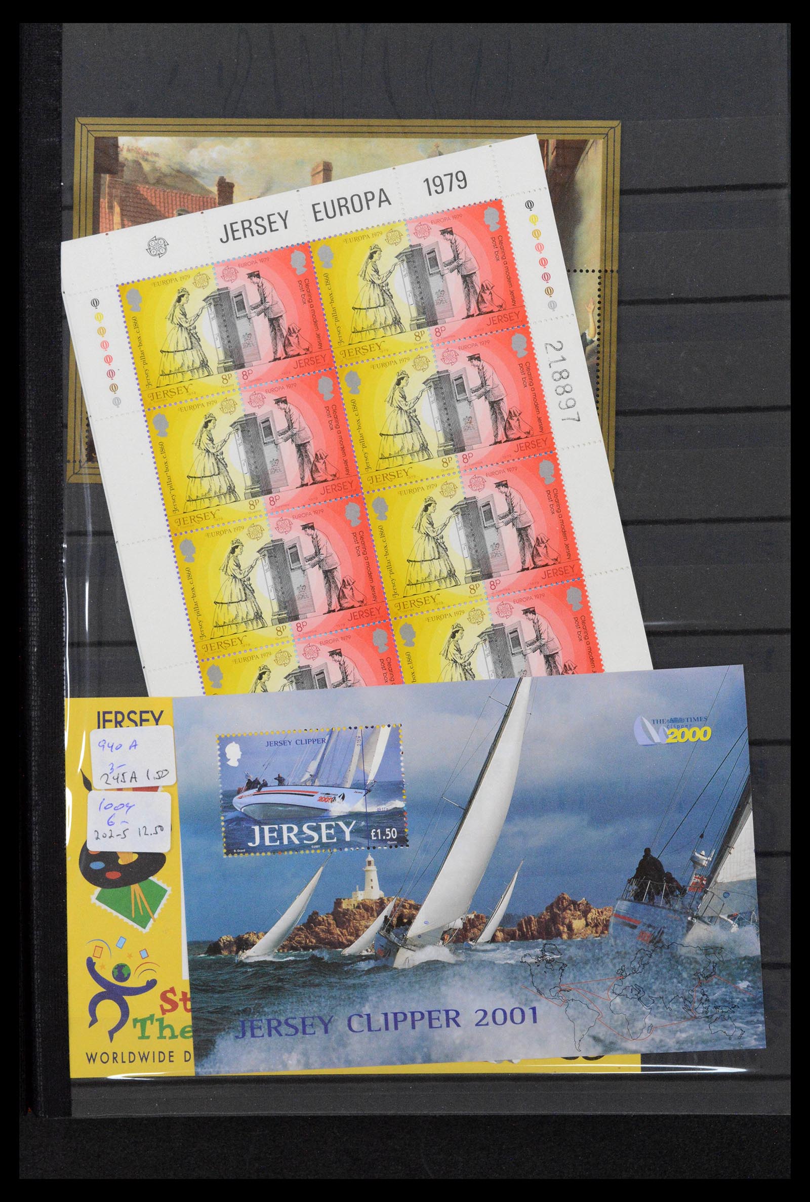 39184 0082 - Postzegelverzameling 39184 Engeland en koloniën 1950-2010.