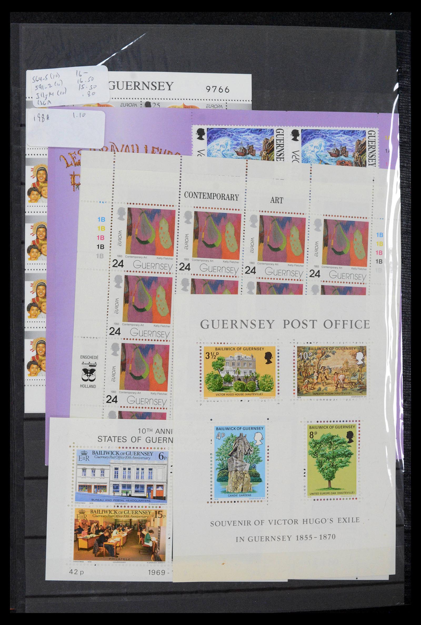 39184 0086 - Postzegelverzameling 39184 Engeland en koloniën 1950-2010.