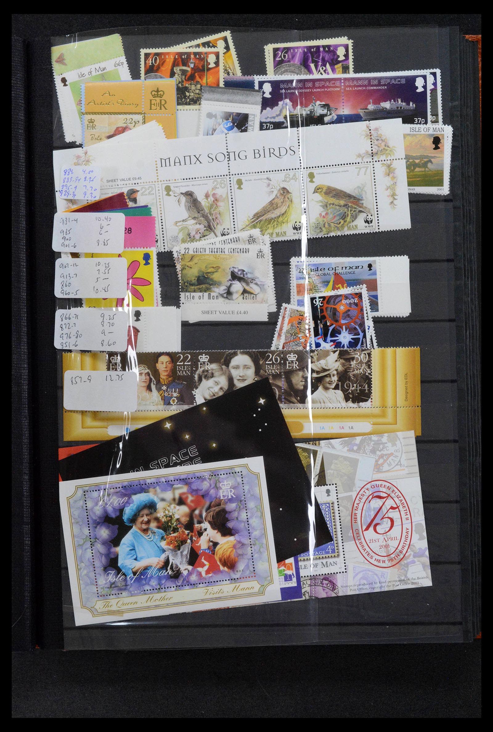 39184 0092 - Postzegelverzameling 39184 Engeland en koloniën 1950-2010.