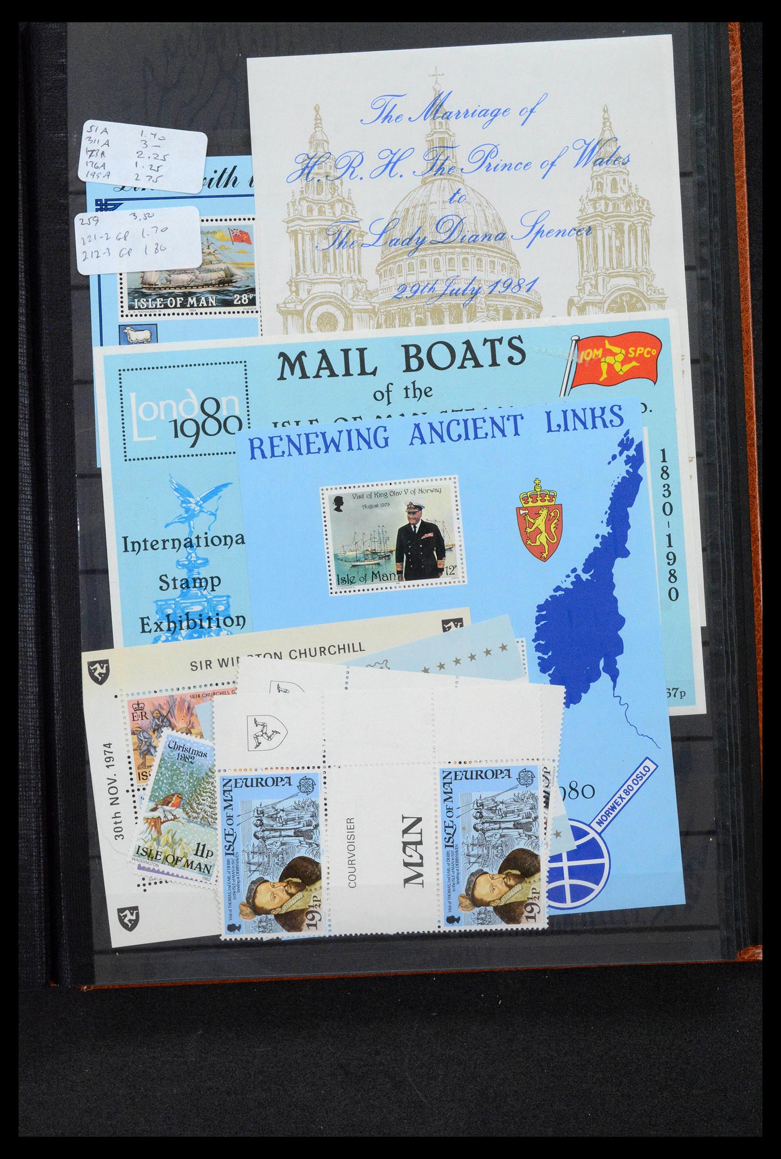 39184 0095 - Postzegelverzameling 39184 Engeland en koloniën 1950-2010.