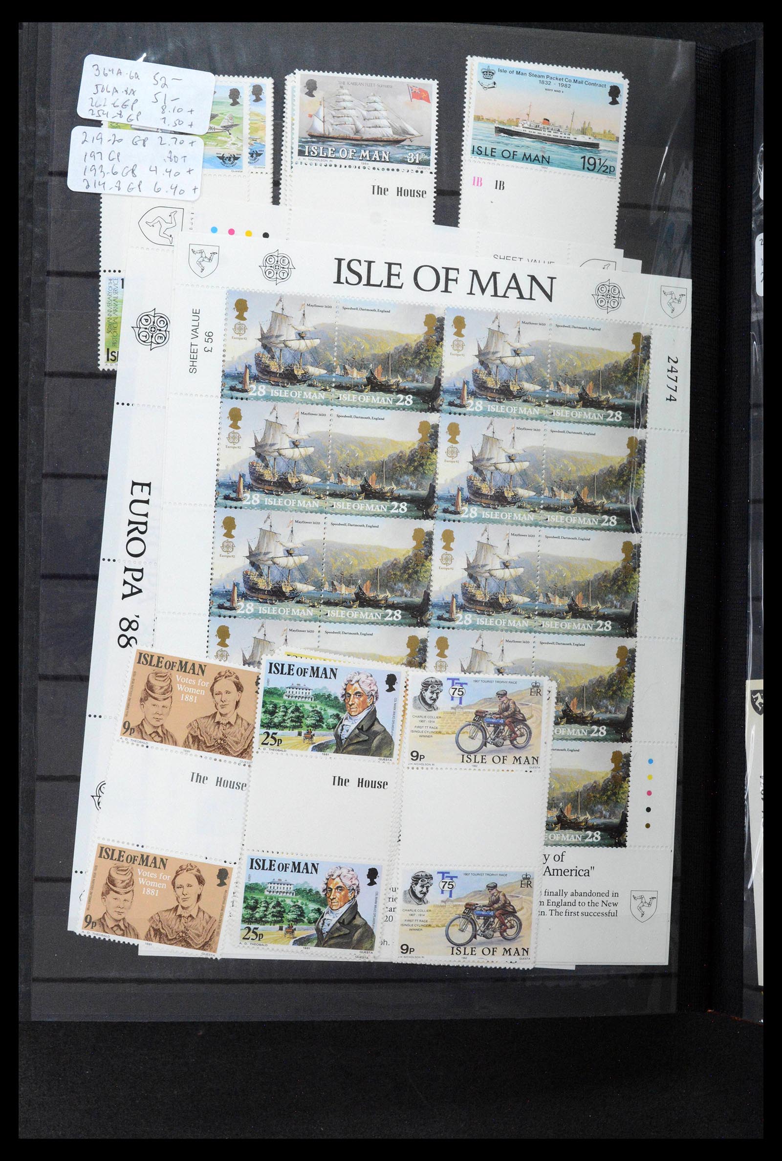 39184 0096 - Postzegelverzameling 39184 Engeland en koloniën 1950-2010.
