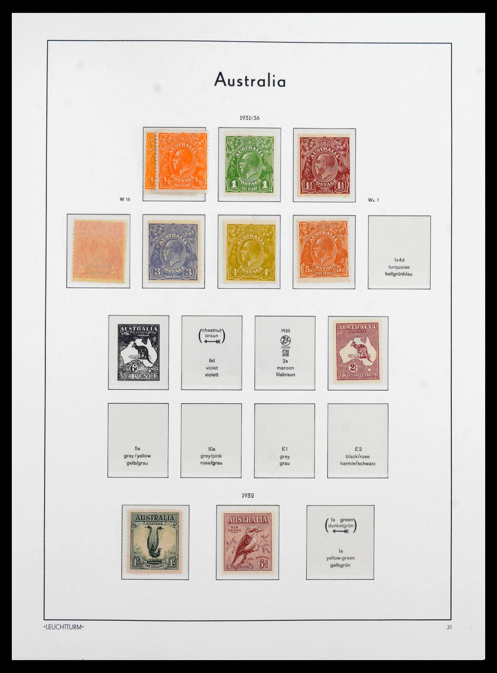 39186 0002 - Postzegelverzameling 39186 Australië 1913-2012.