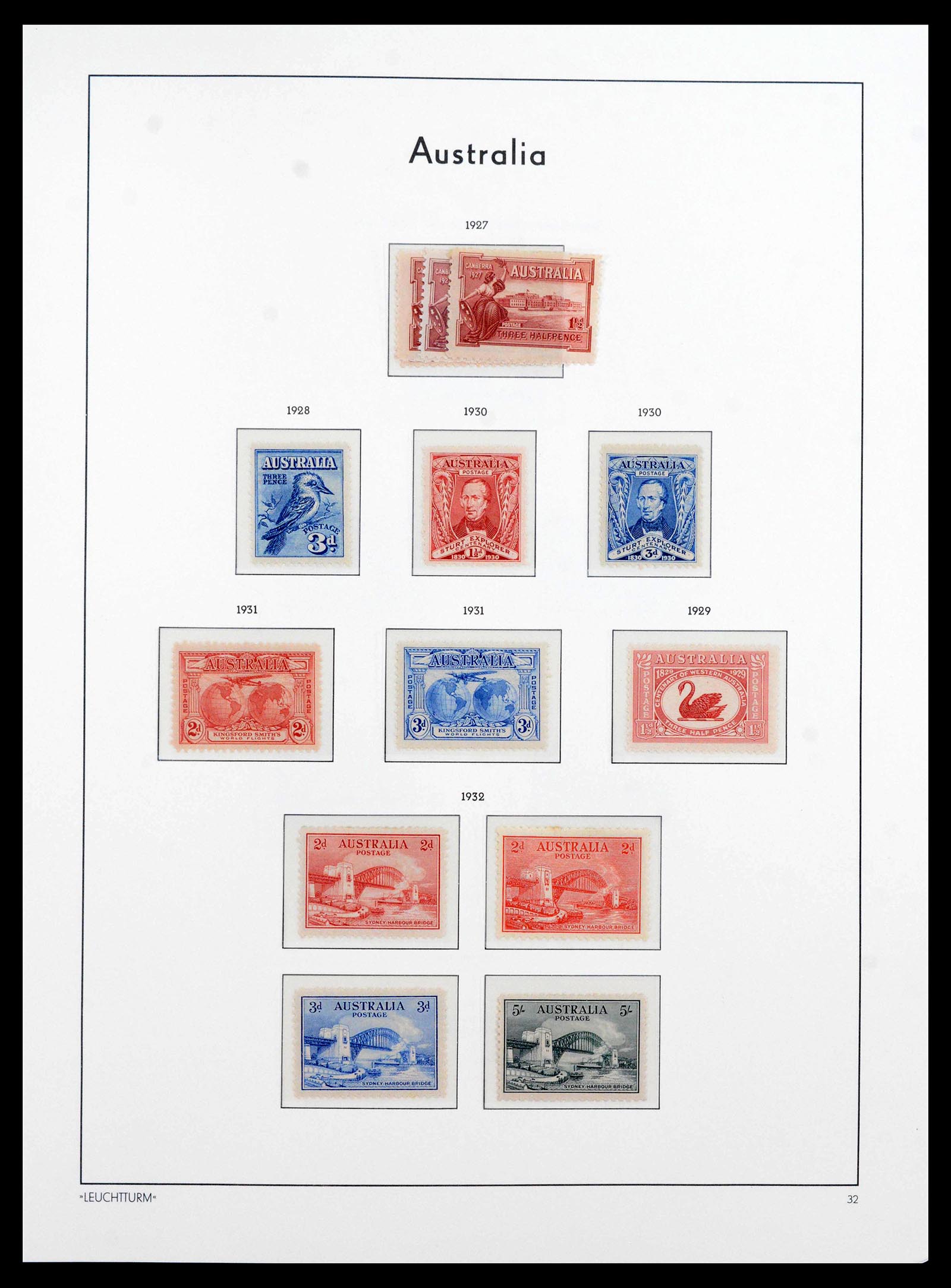 39186 0003 - Postzegelverzameling 39186 Australië 1913-2012.