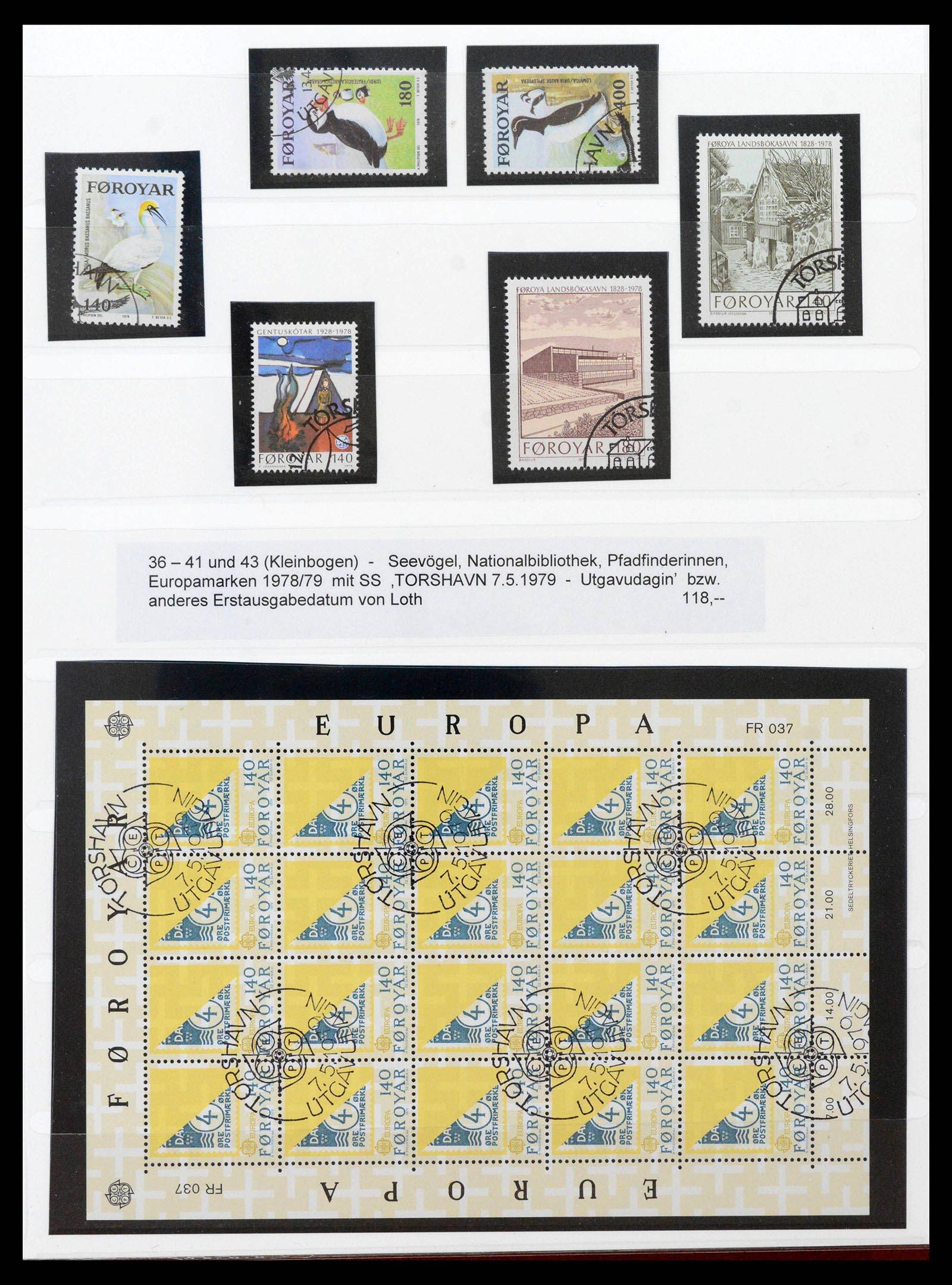 39186 0005 - Stamp collection 39186 Faroe Islands 1919-1996.