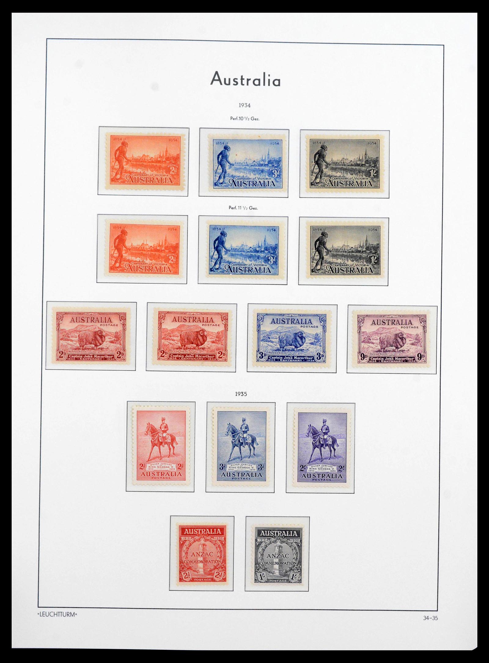 39186 0005 - Postzegelverzameling 39186 Australië 1913-2012.