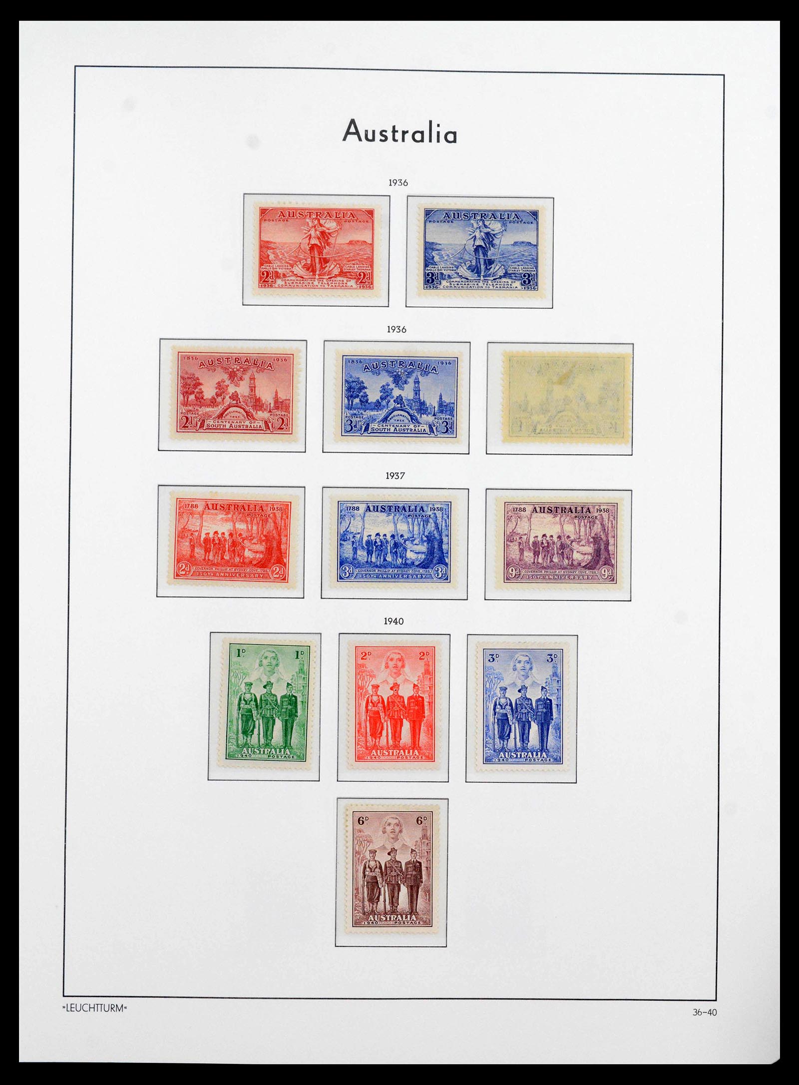 39186 0006 - Postzegelverzameling 39186 Australië 1913-2012.