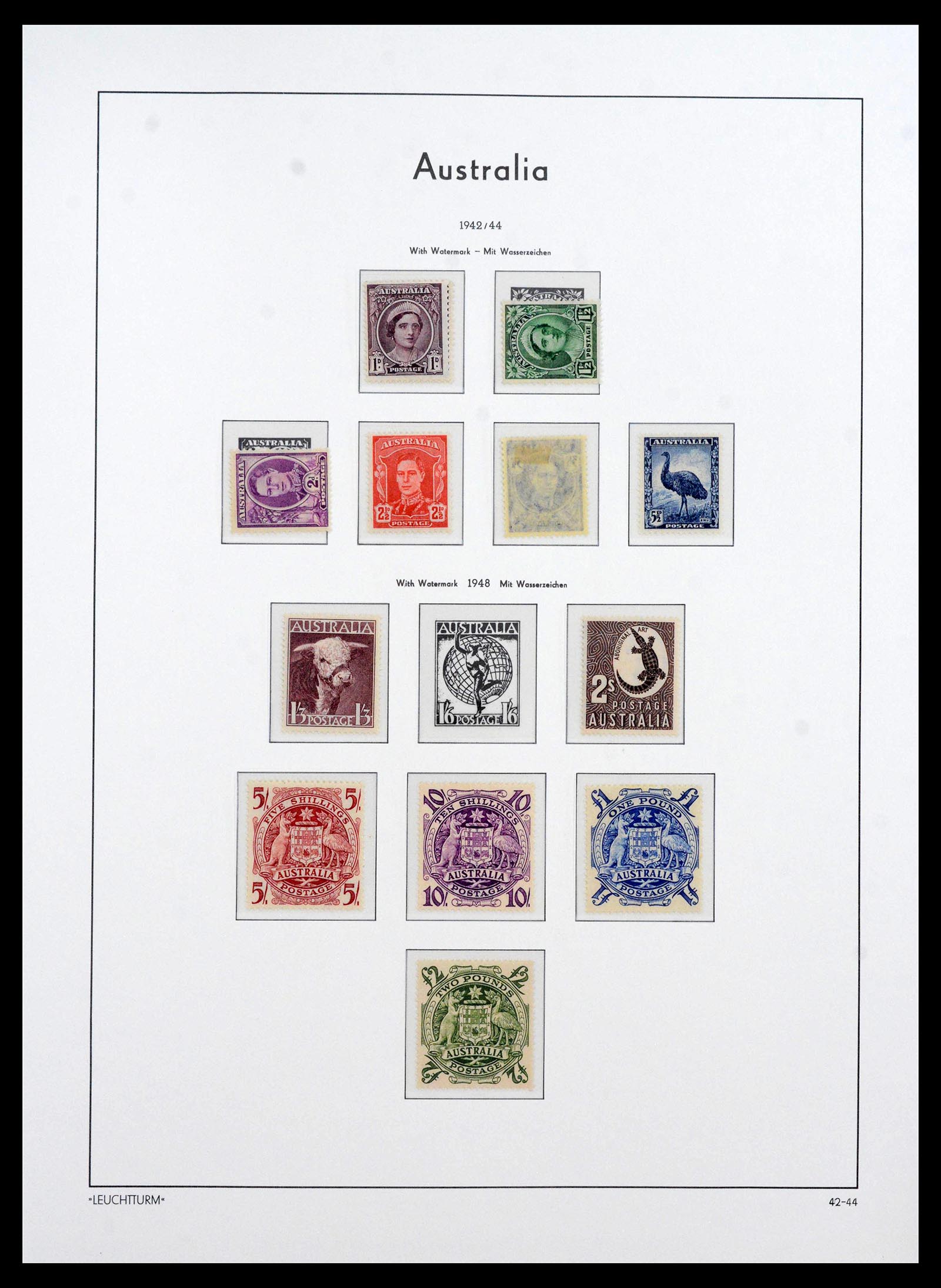 39186 0009 - Postzegelverzameling 39186 Australië 1913-2012.