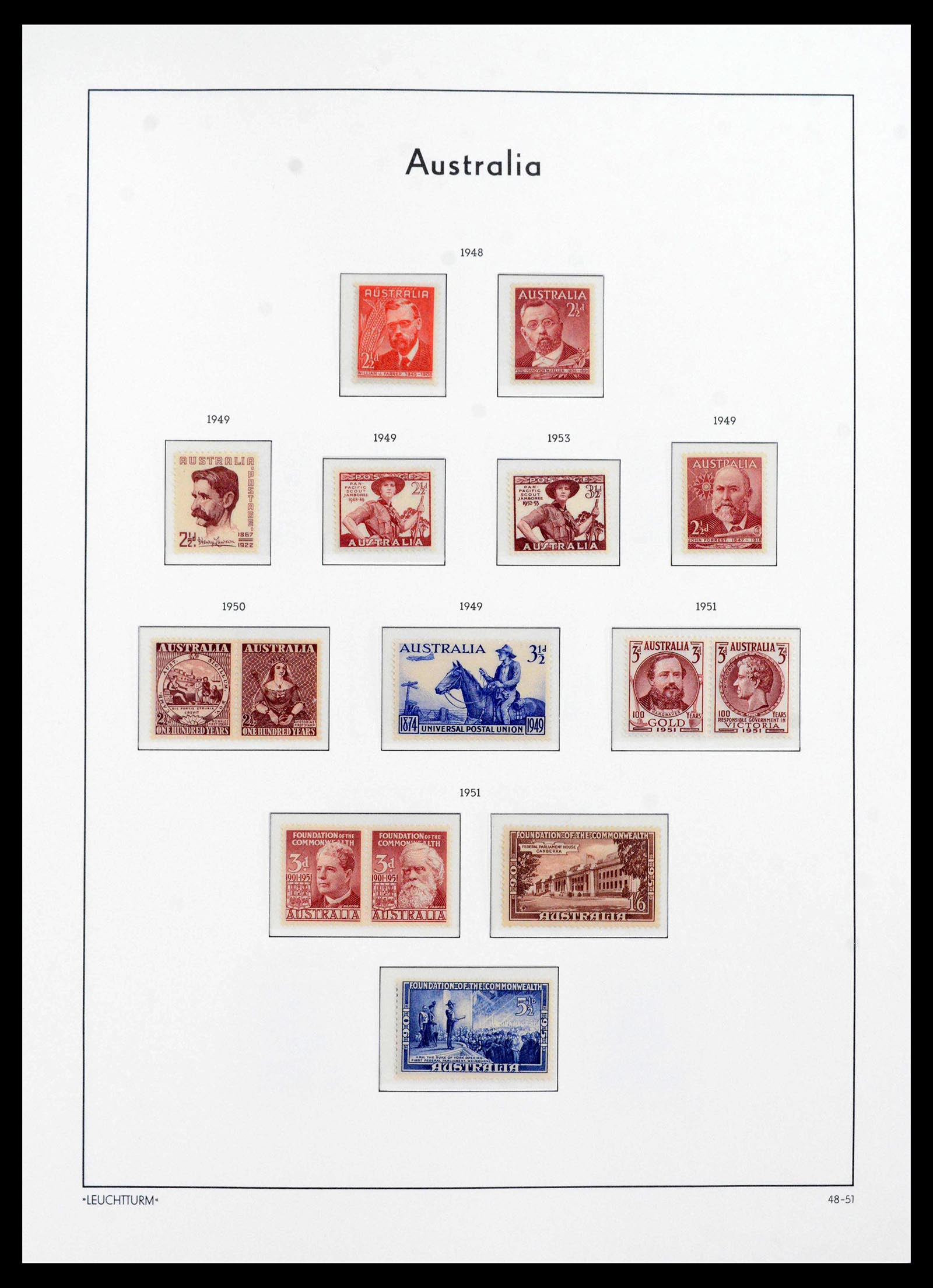 39186 0012 - Postzegelverzameling 39186 Australië 1913-2012.